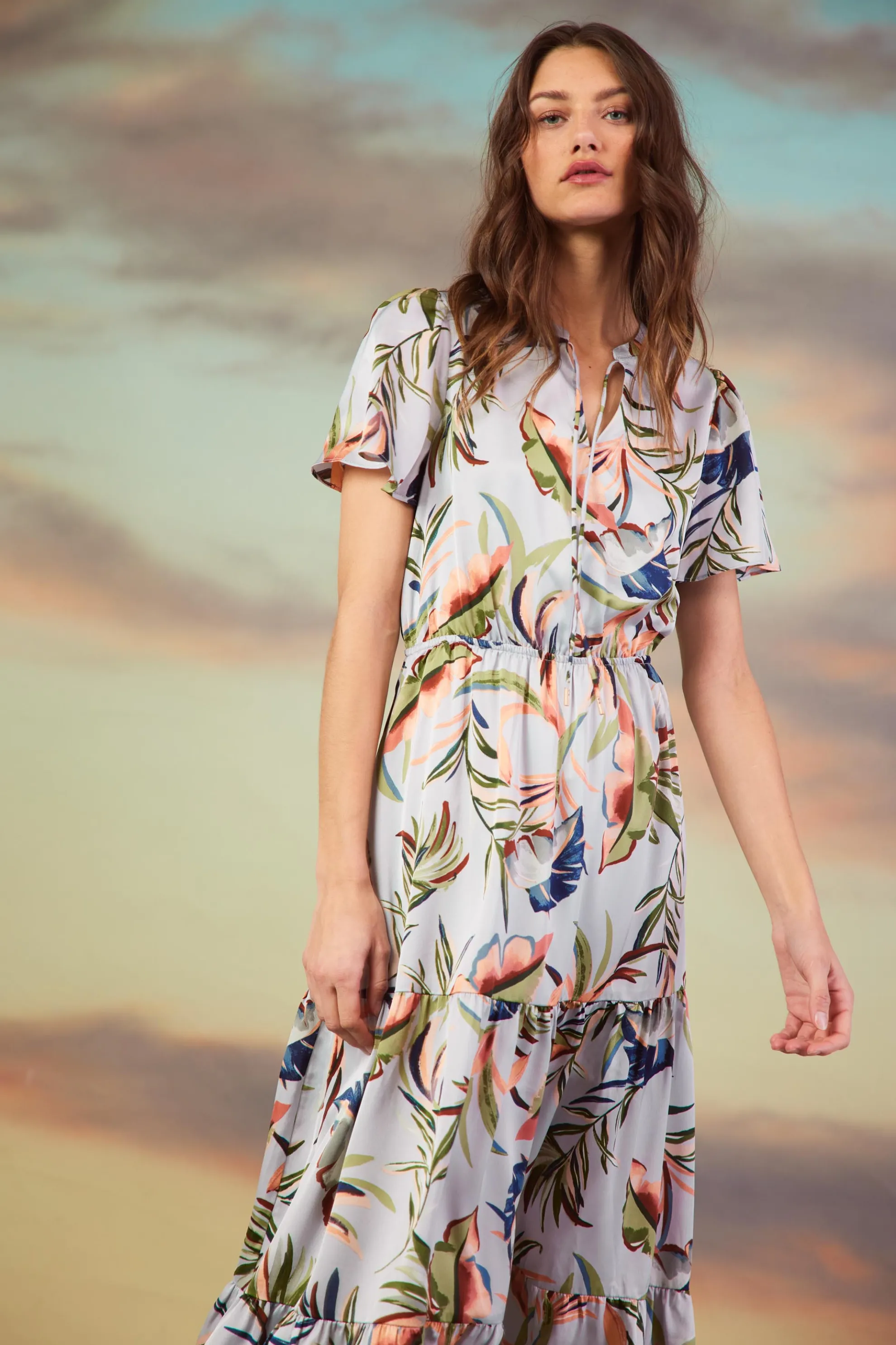 Bianca Floral Spring Maxi Dress