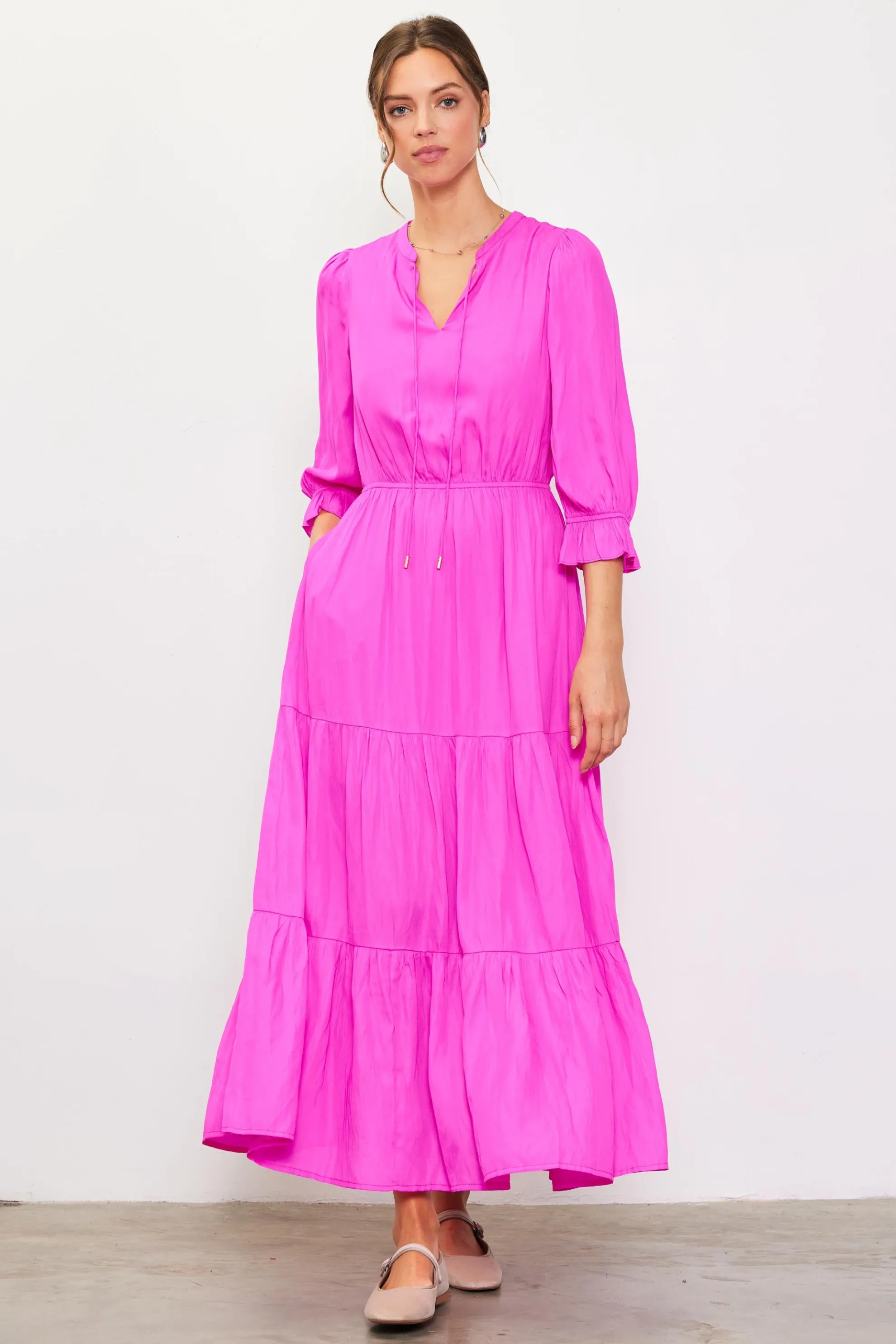 Emery Ruffle Tiered Maxi Dress