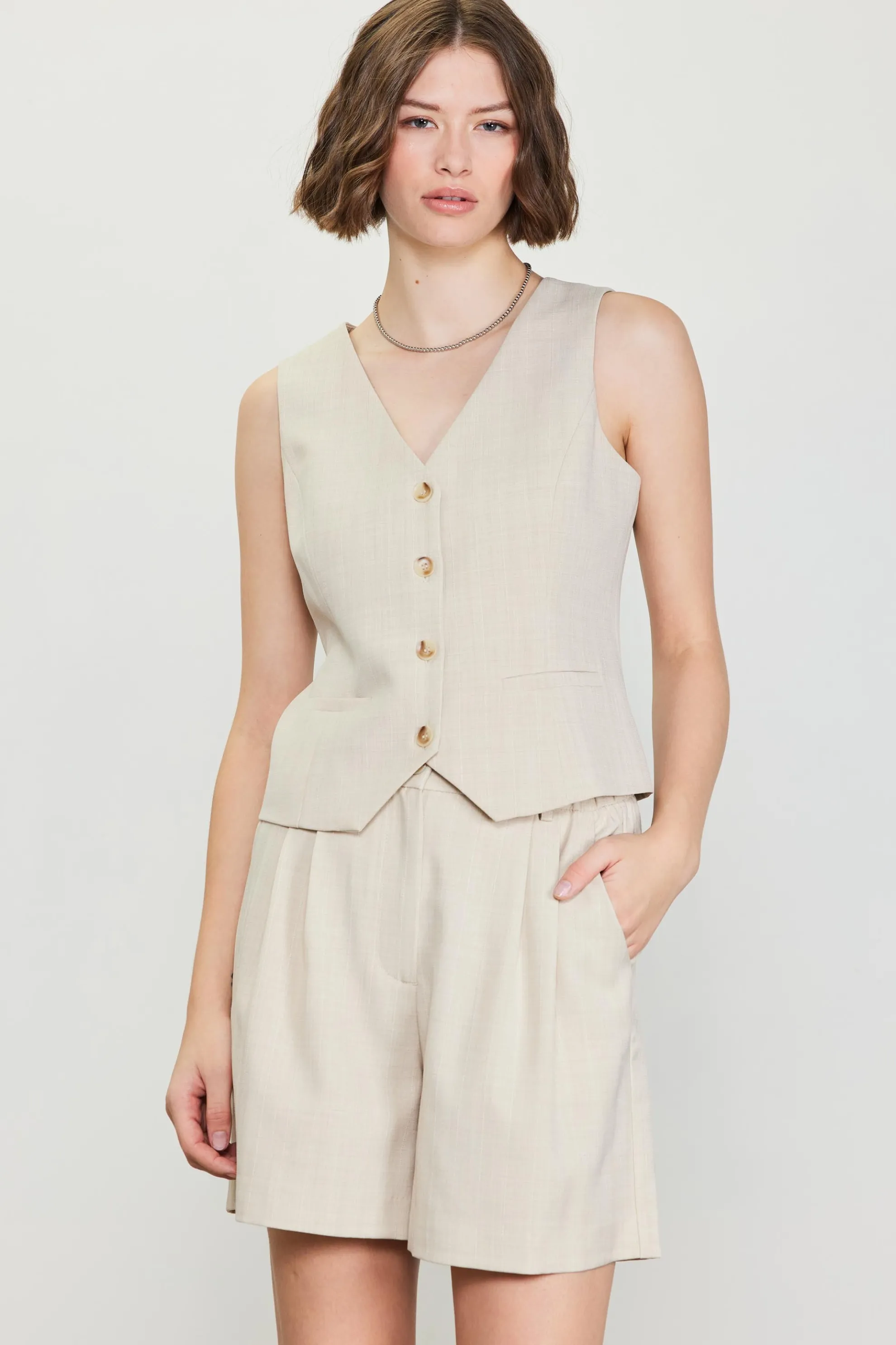 Mélange Tailored Vest