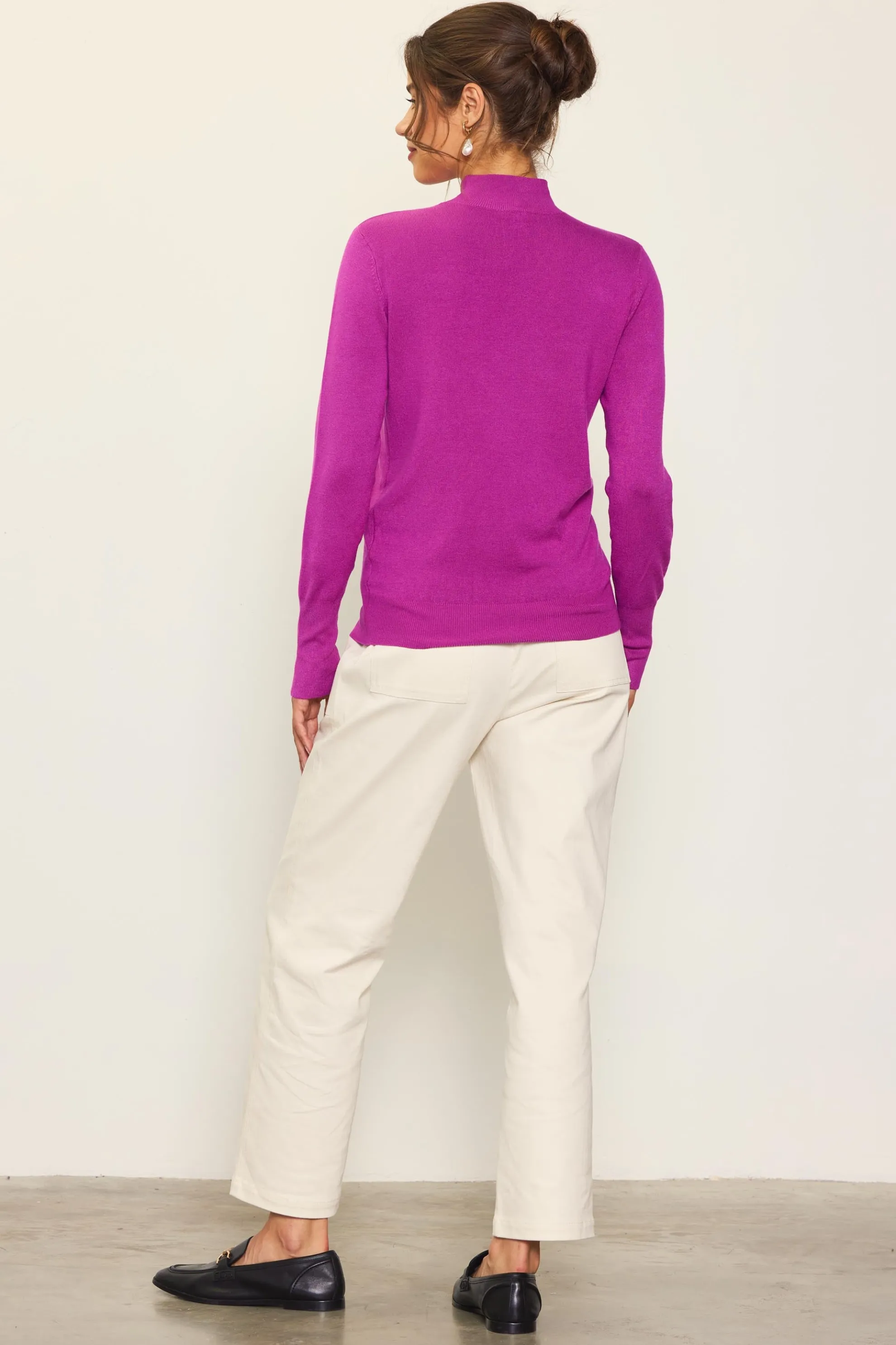 Longsleeve Mock Neck Sweater