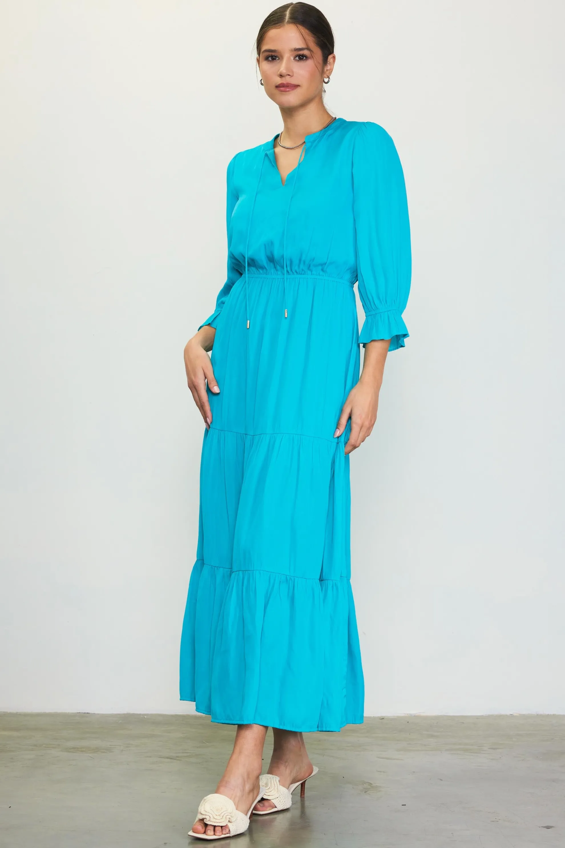 Emery Ruffle Tiered Maxi Dress