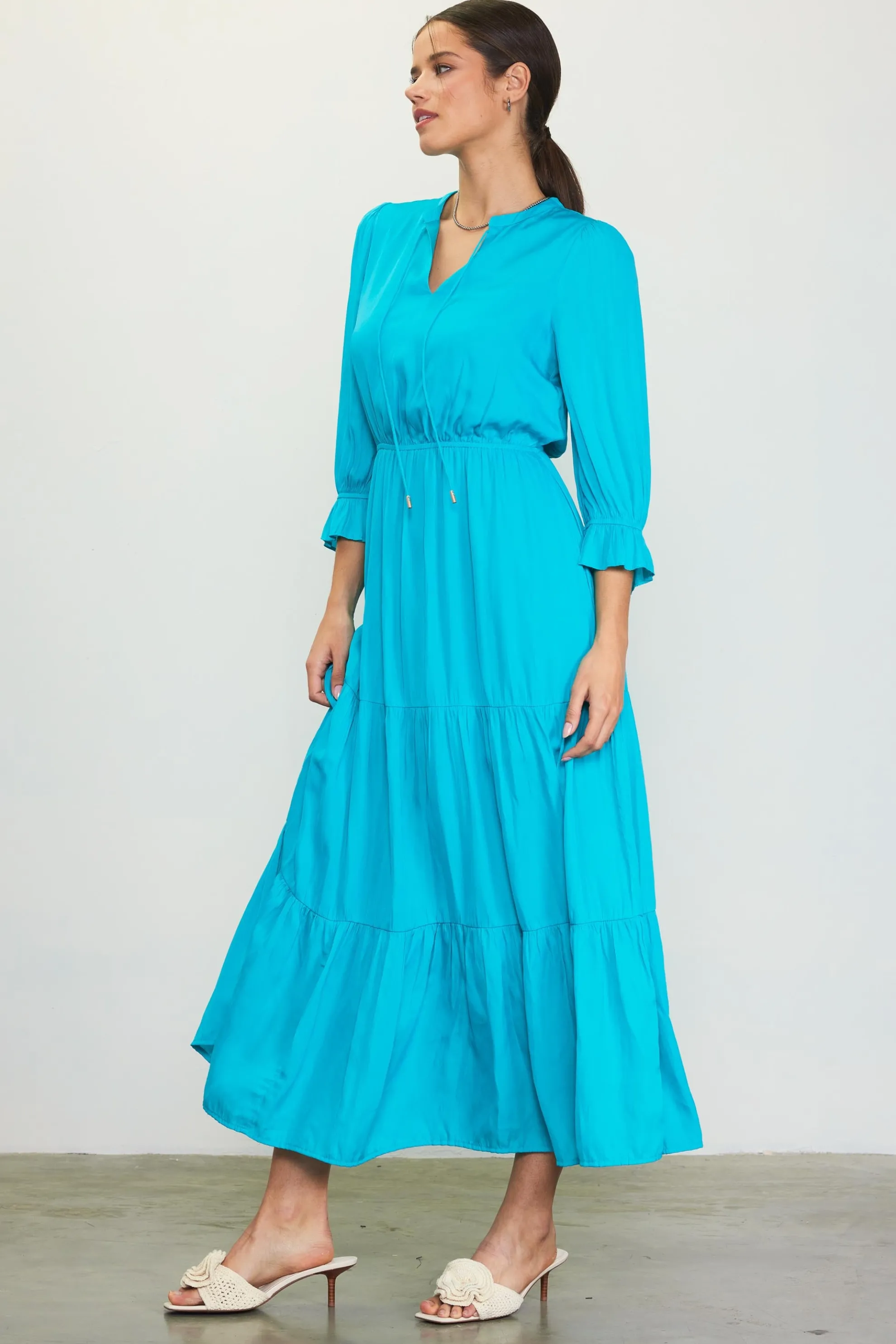 Emery Ruffle Tiered Maxi Dress