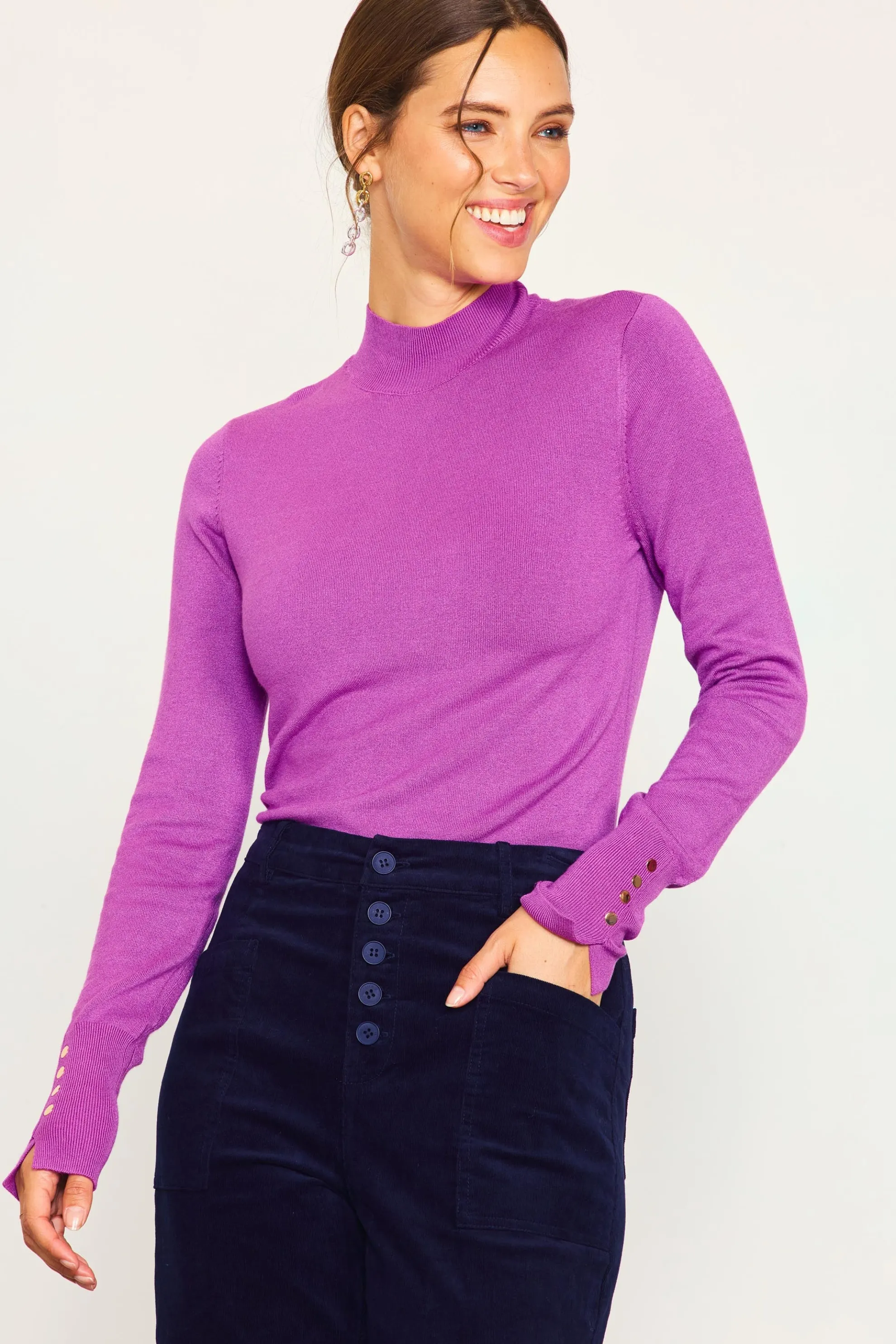 Longsleeve Mock Neck Sweater