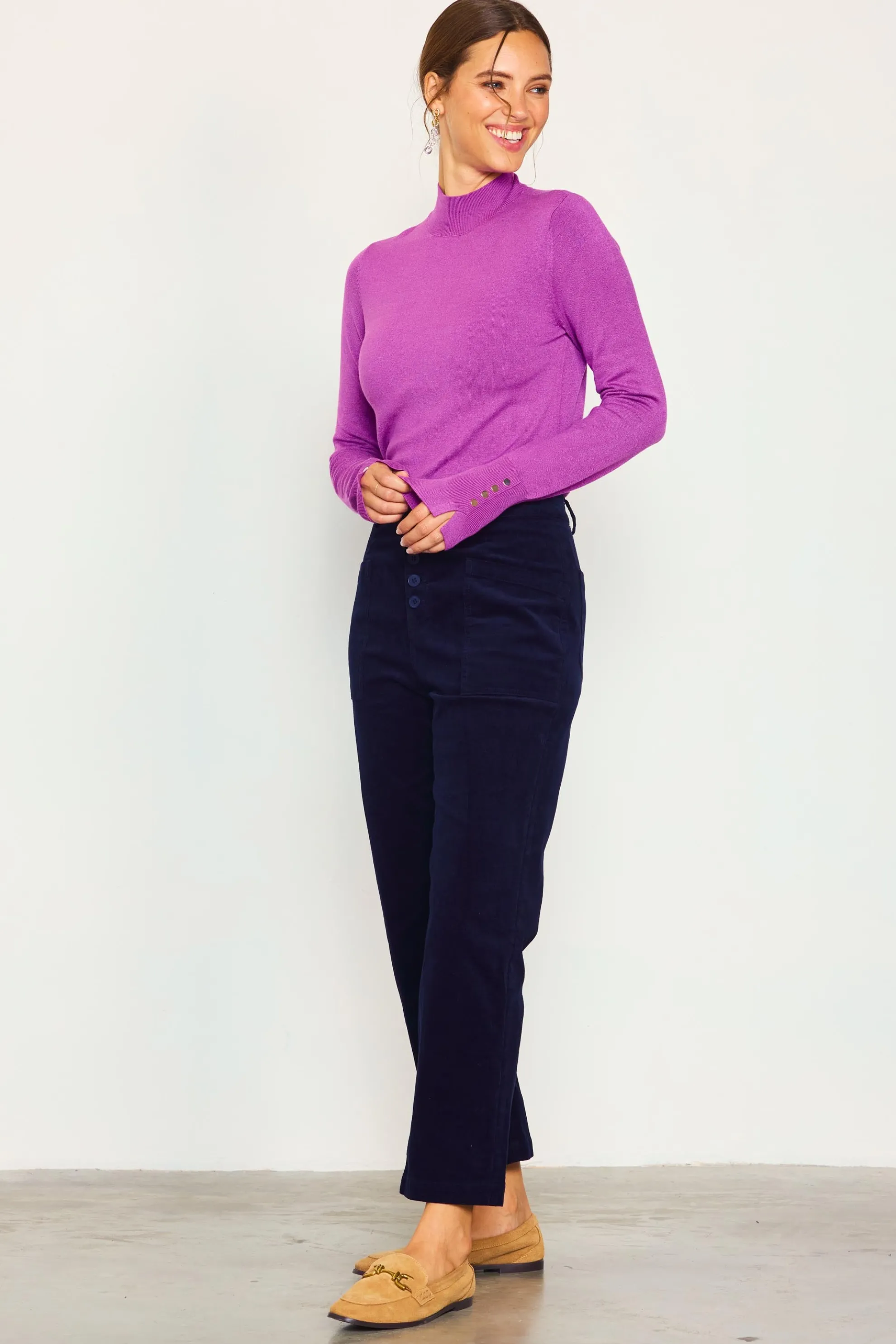 Longsleeve Mock Neck Sweater