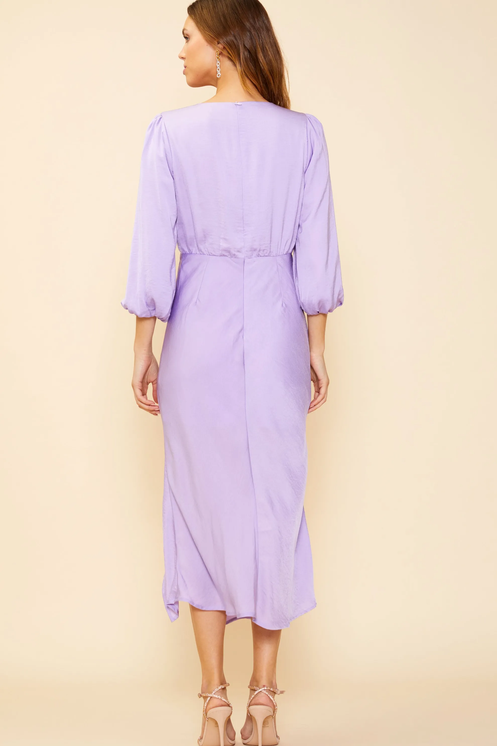 Mariela Front Slit Midi Dress