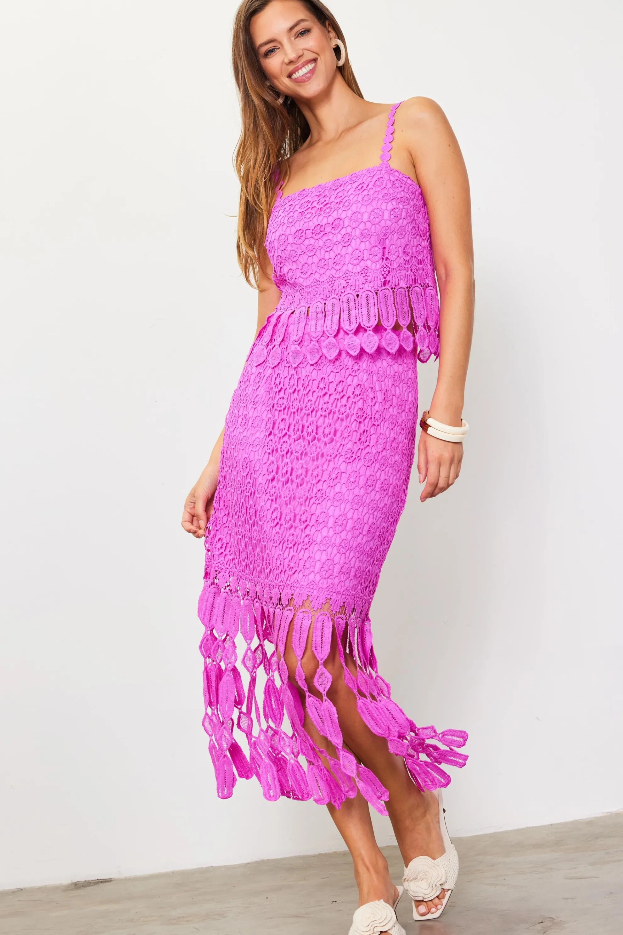 Crochet Cami With Fringe Detail