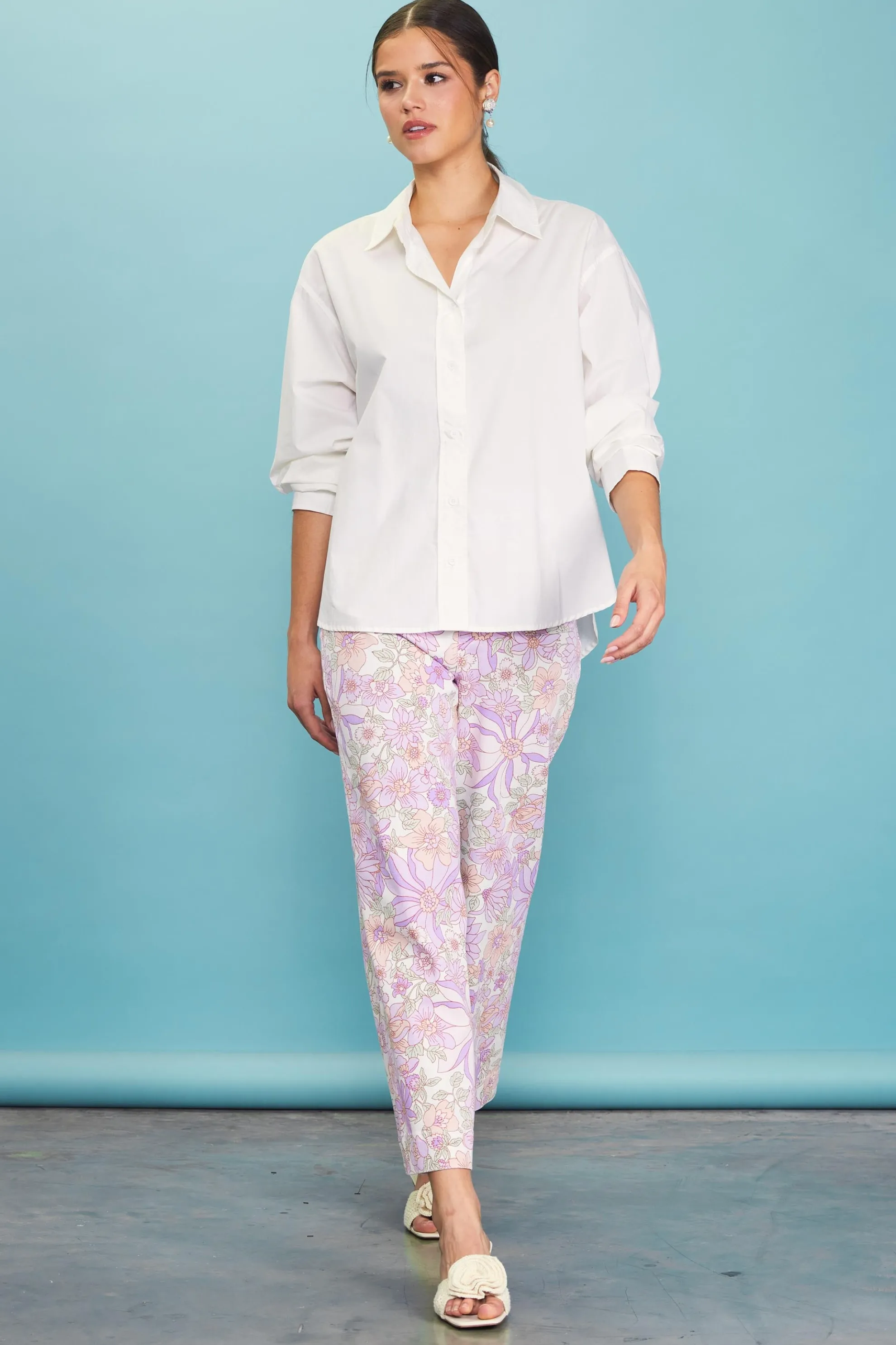 Relaxed Fit Poplin Longsleeve Shirt