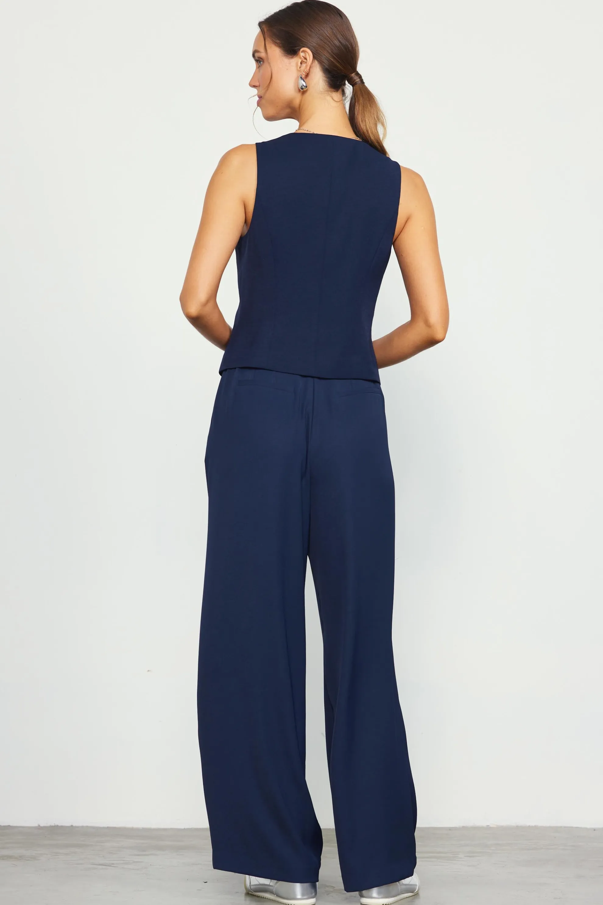 Recycled Button Down Vest