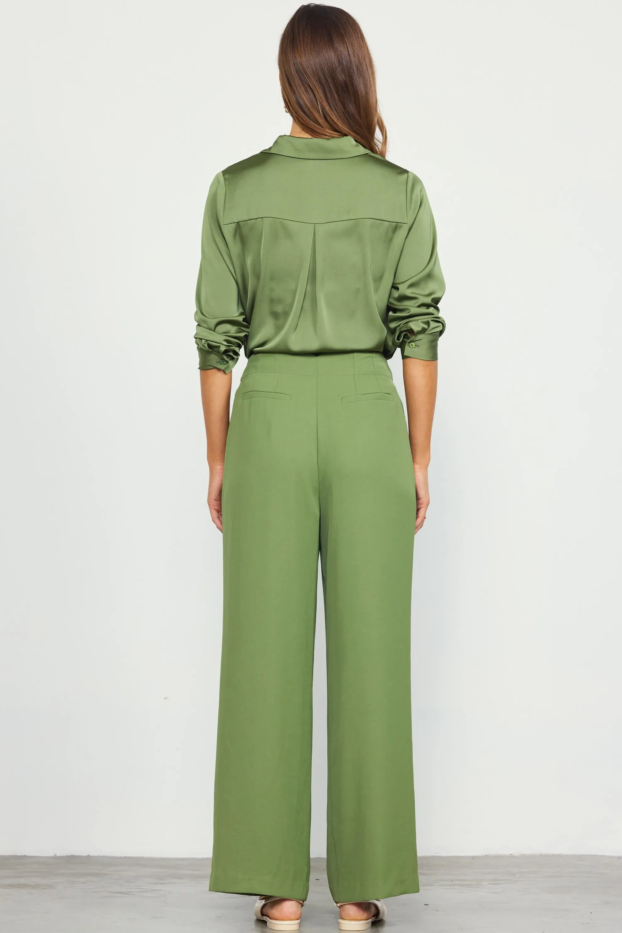 Recycled Wide Leg Pants