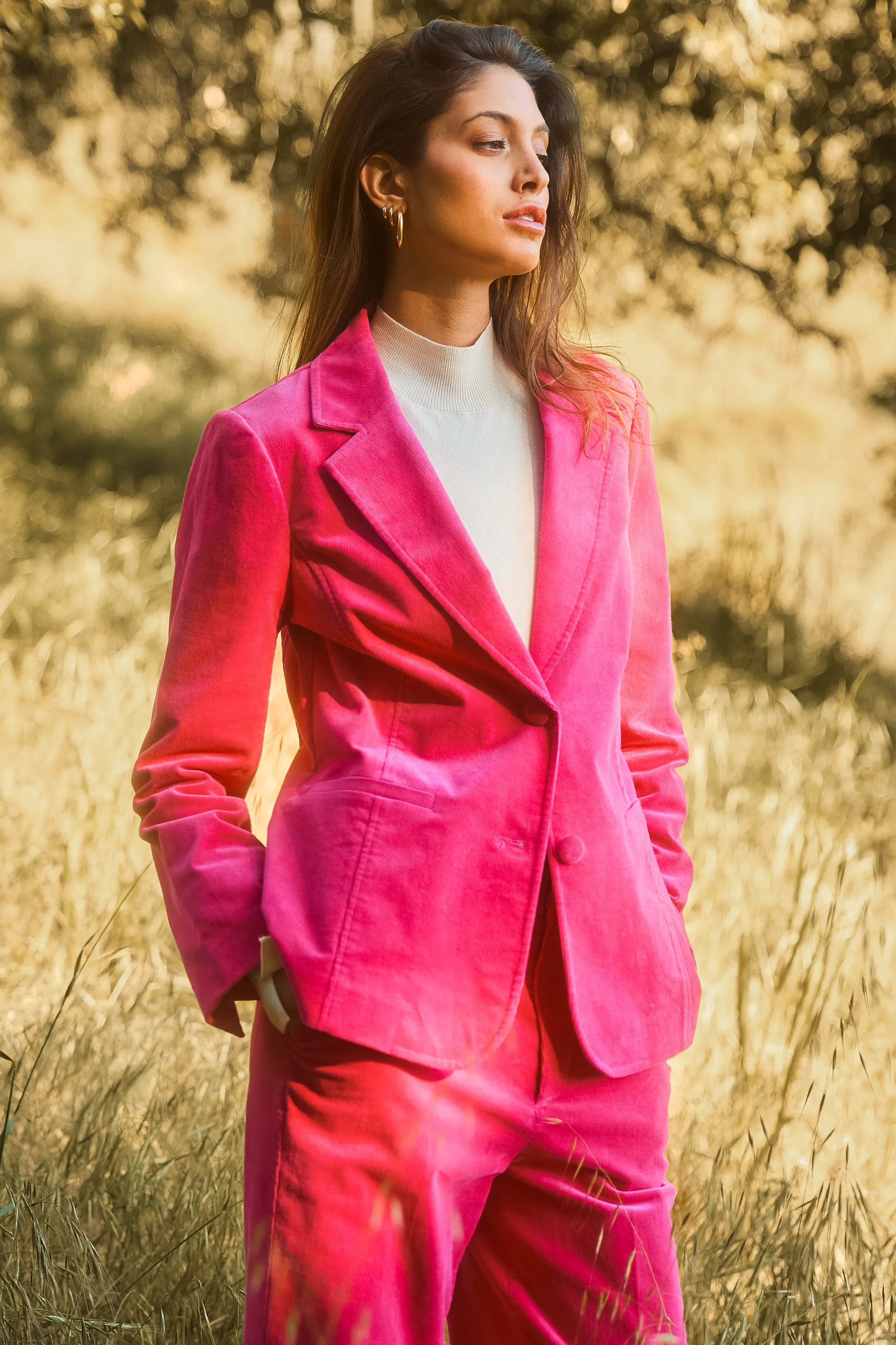 Tailored Corduroy Blazer