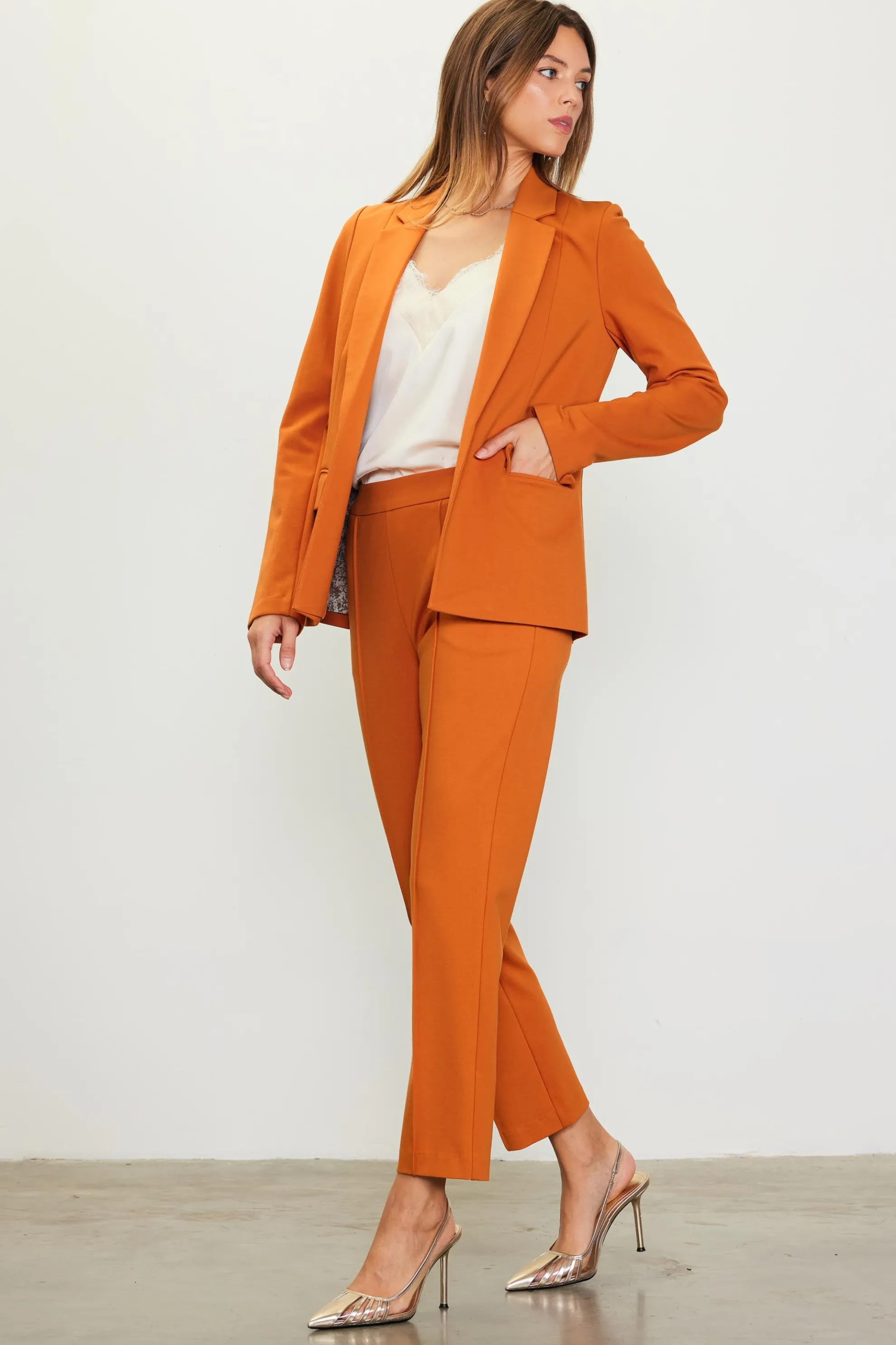 Knit Tailored Blazer