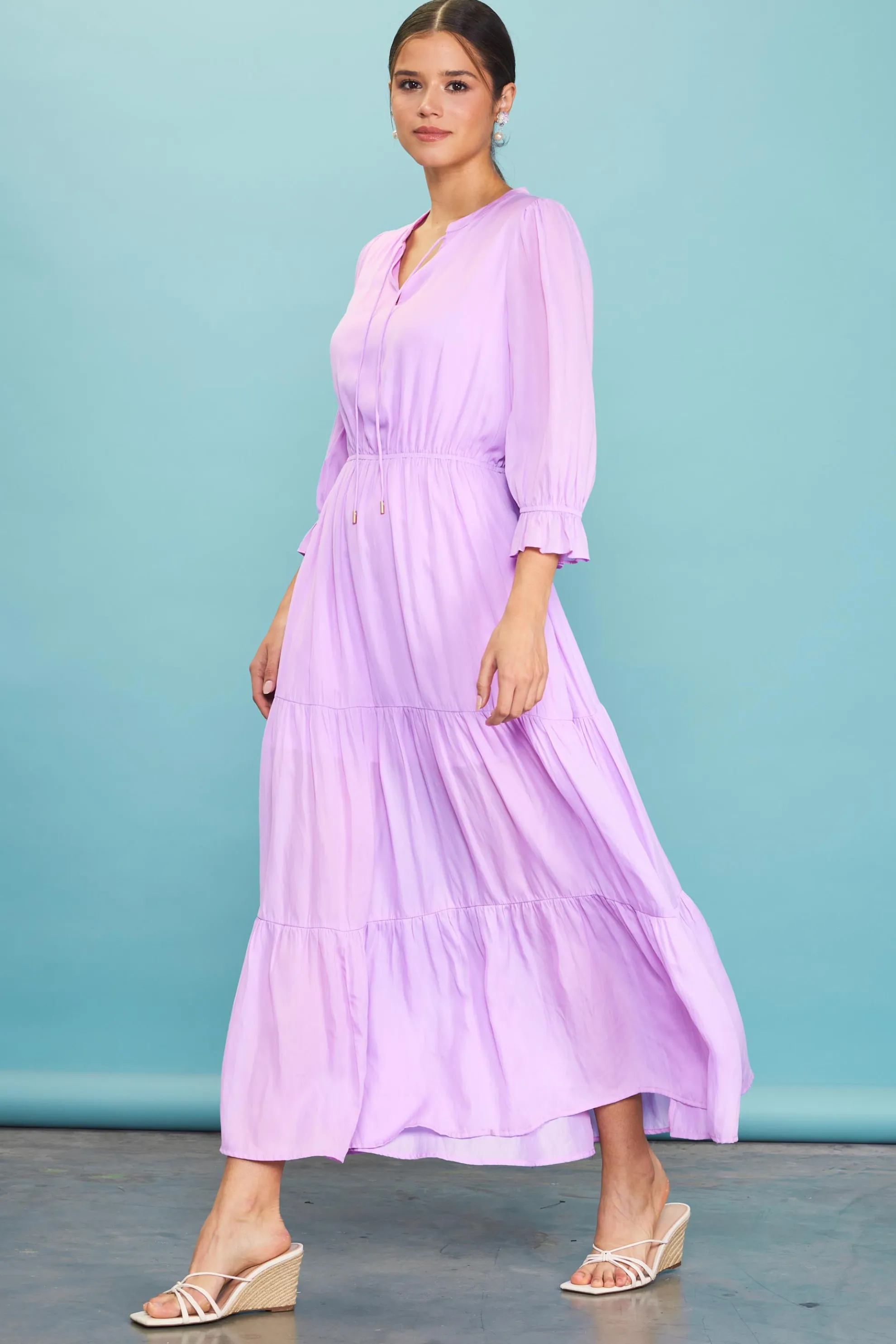 Emery Ruffle Tiered Maxi Dress