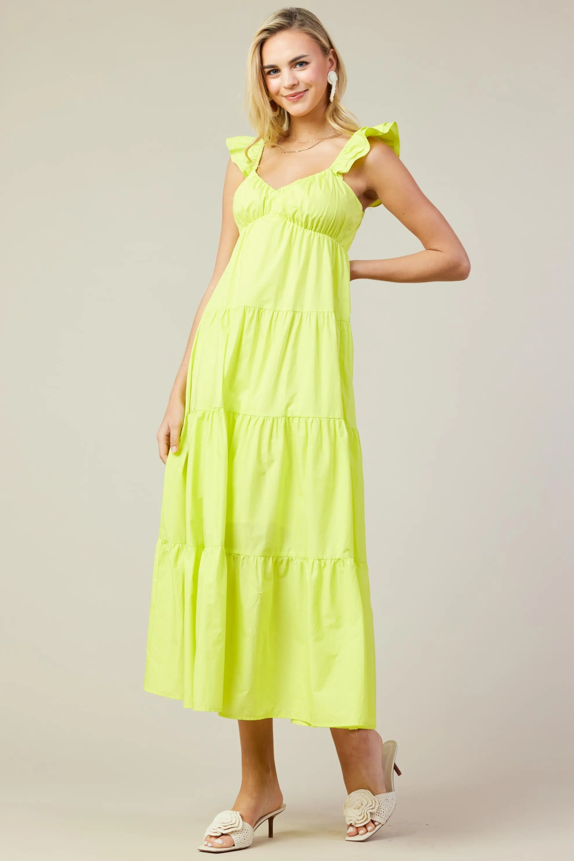 Diana Poplin Maxi Dress