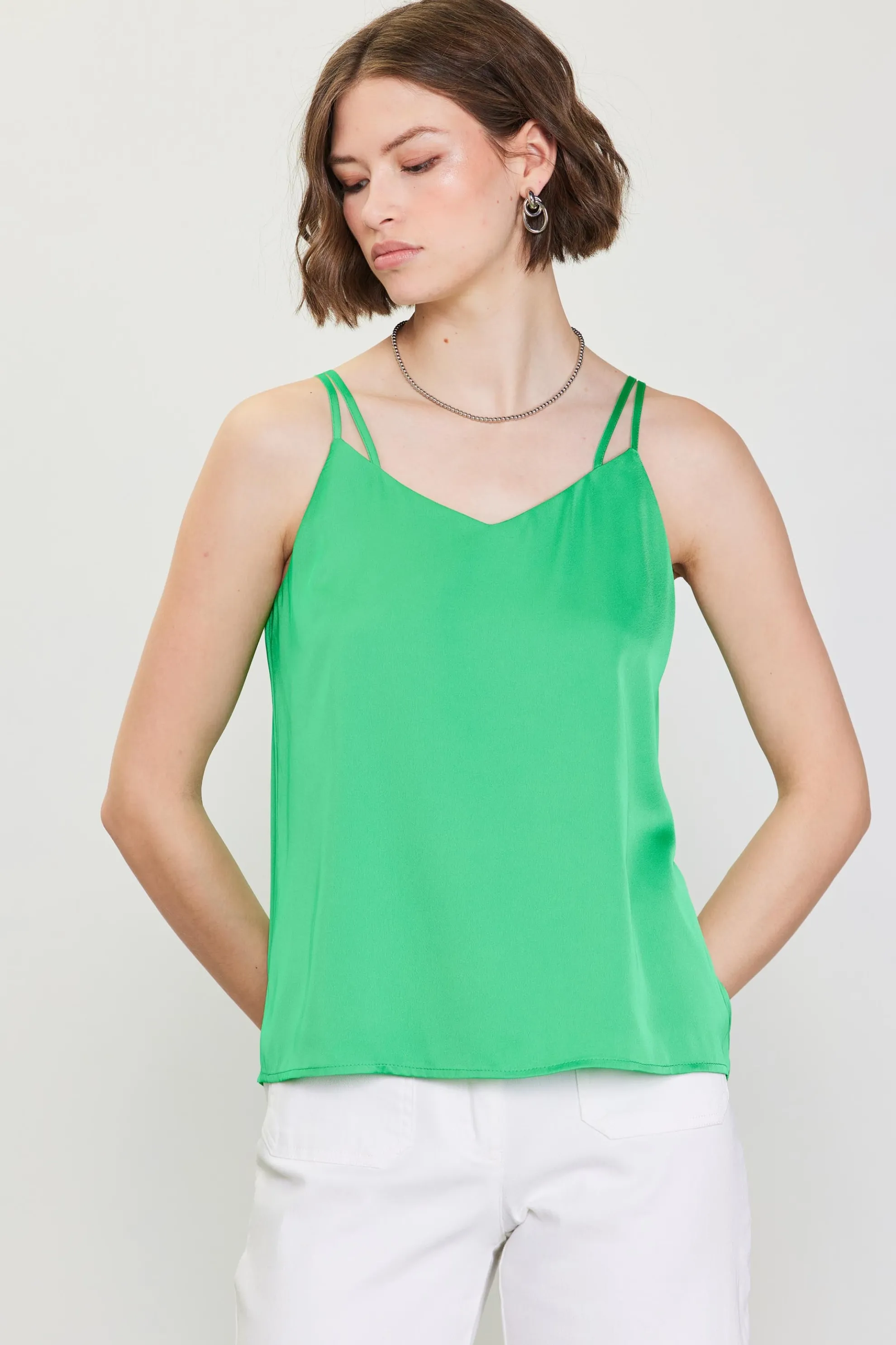 Recycled Double Strap Cami