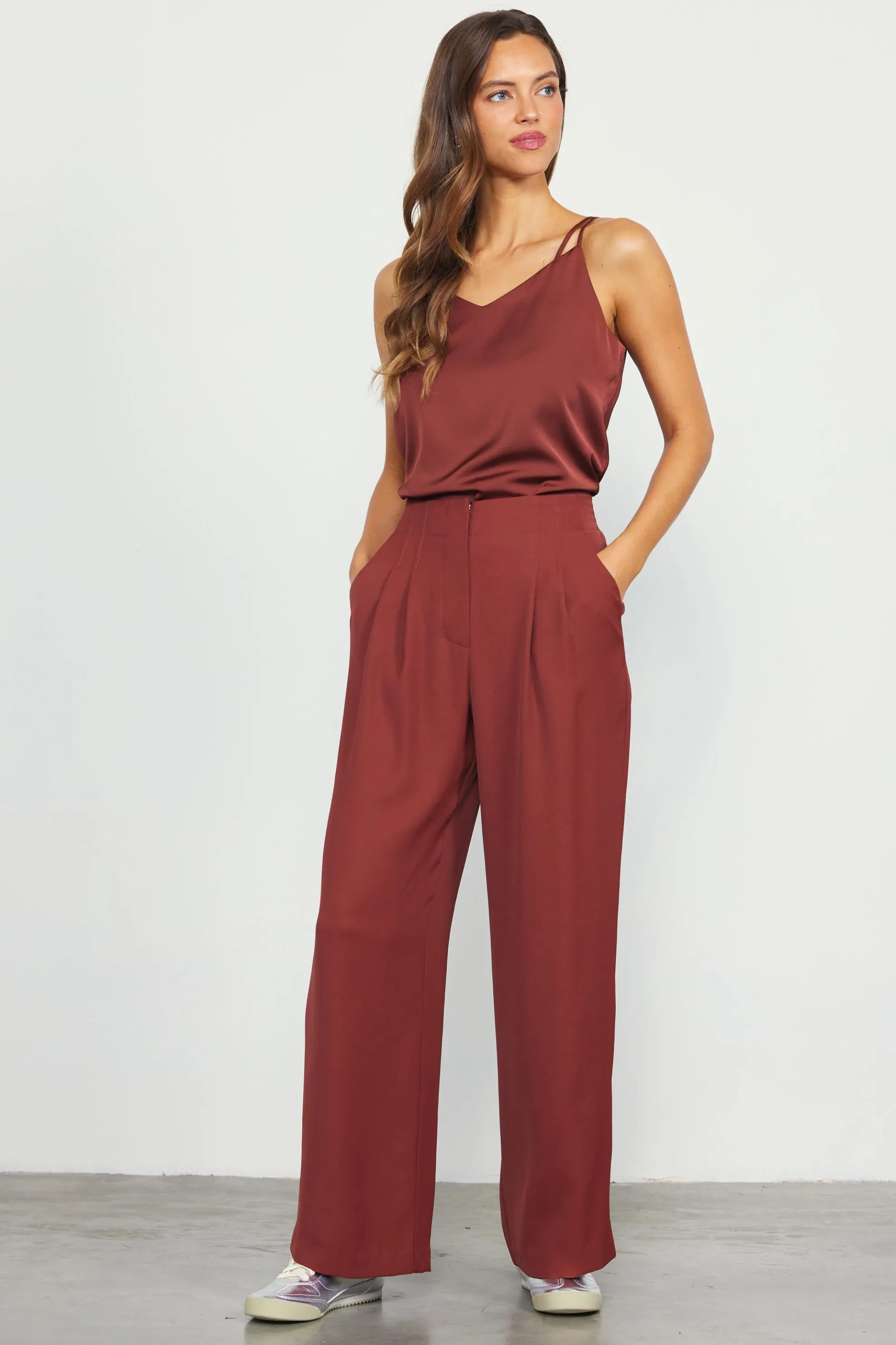 Recycled Wide Leg Pants