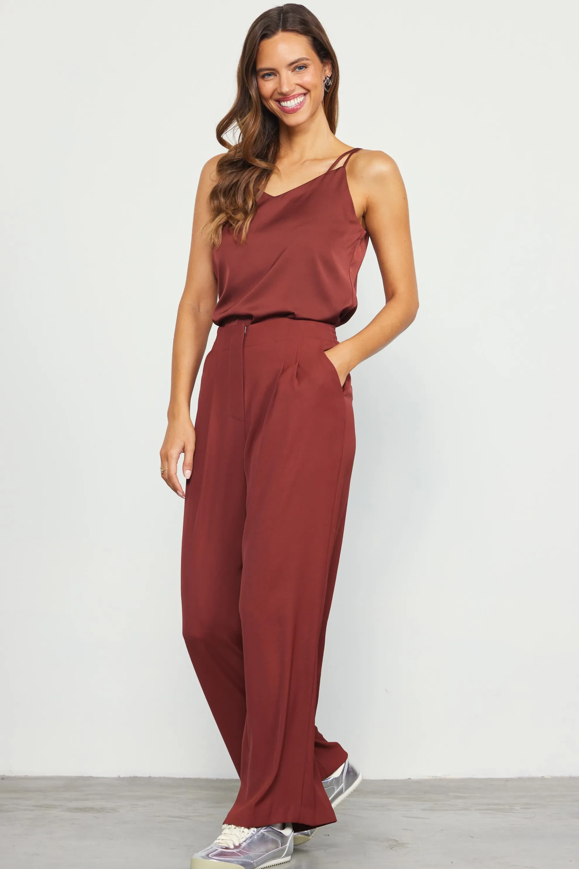 Recycled Wide Leg Pants