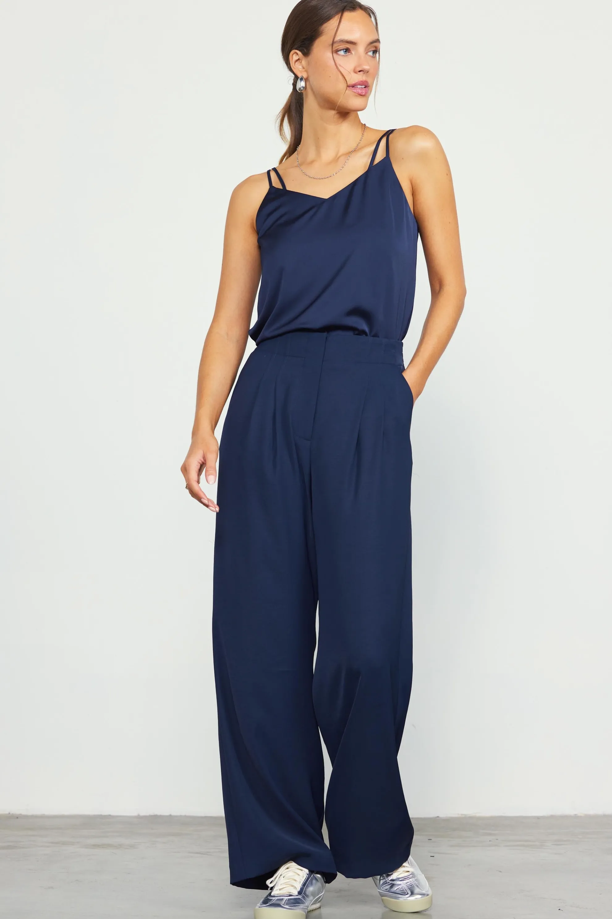 Recycled Wide Leg Pants