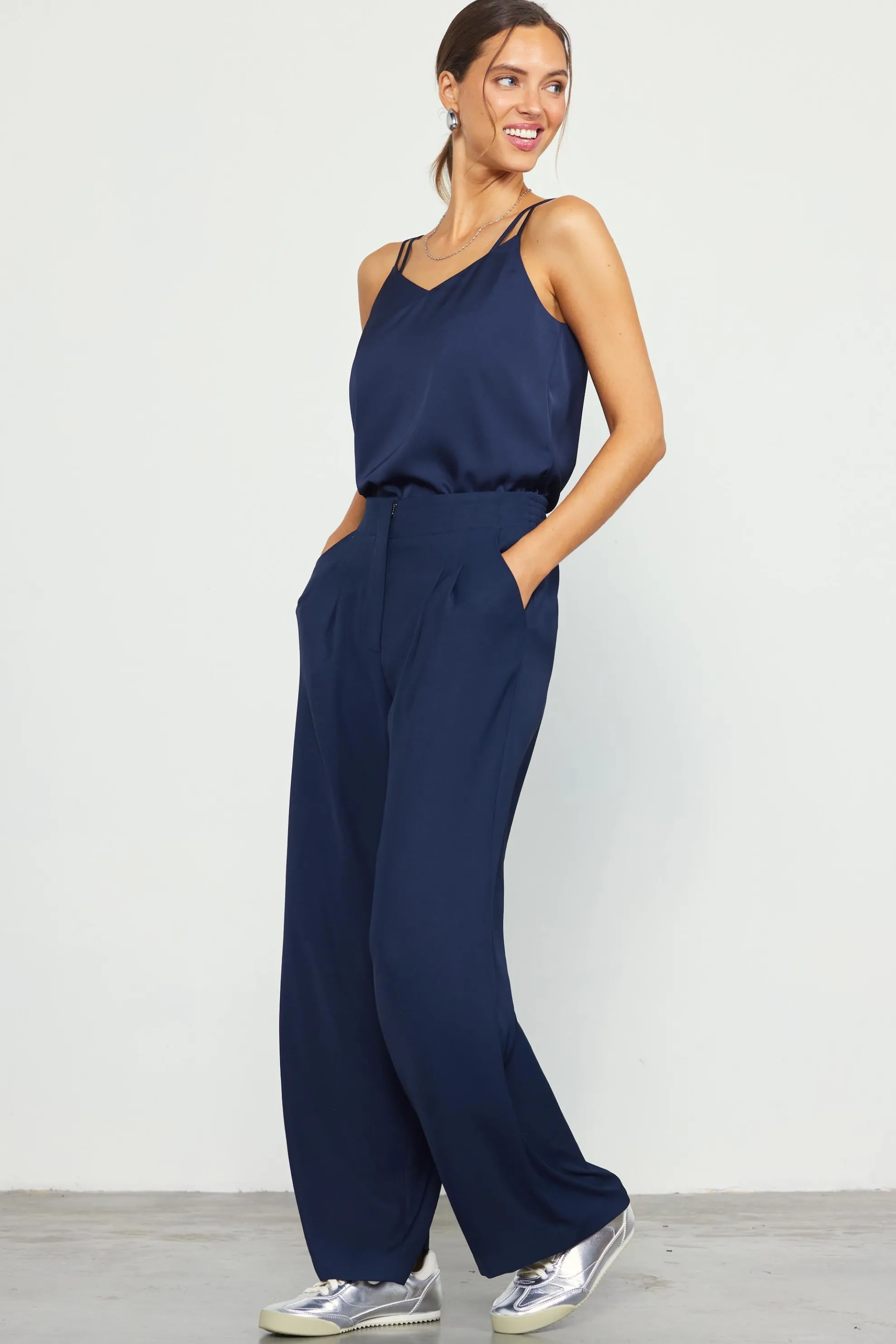 Recycled Wide Leg Pants