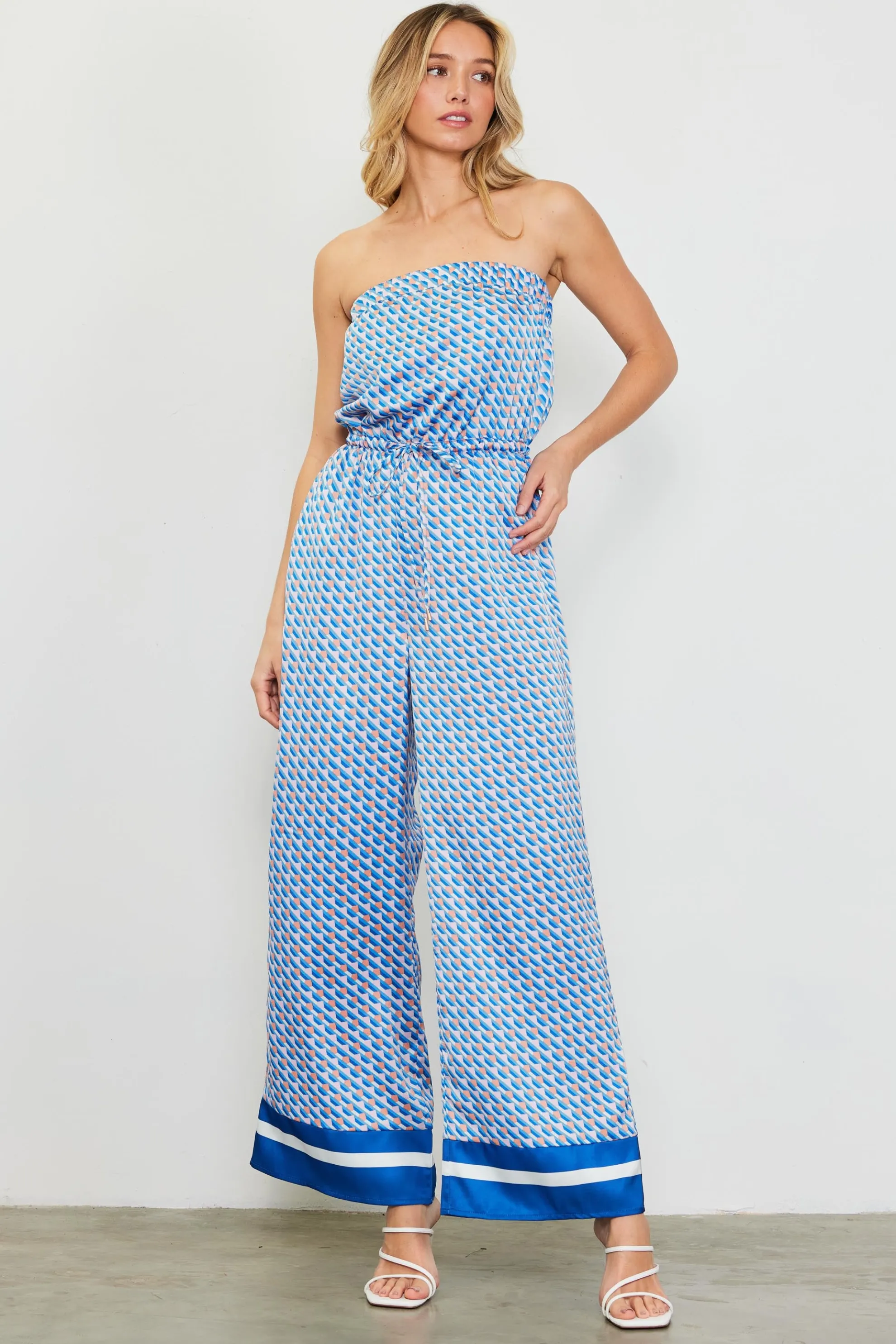 Livia Bandana Print Jumpsuit