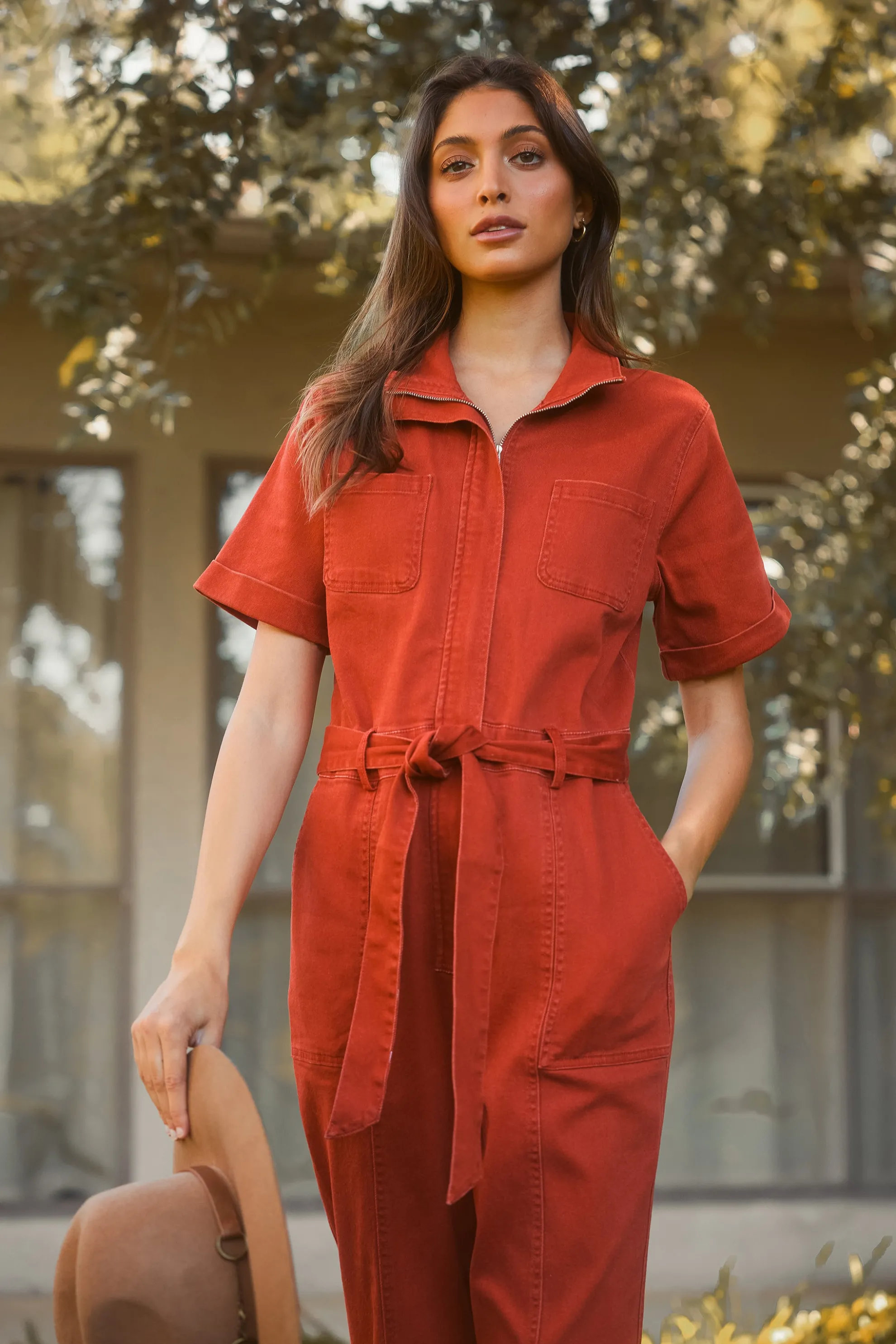Millie Utility Zip Jumpsuit