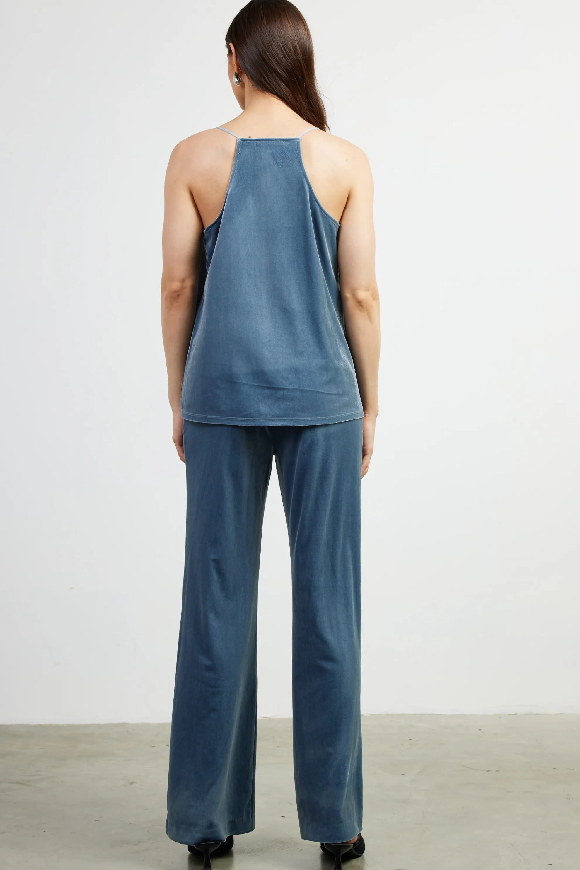 Velvet Lace Detail Cami