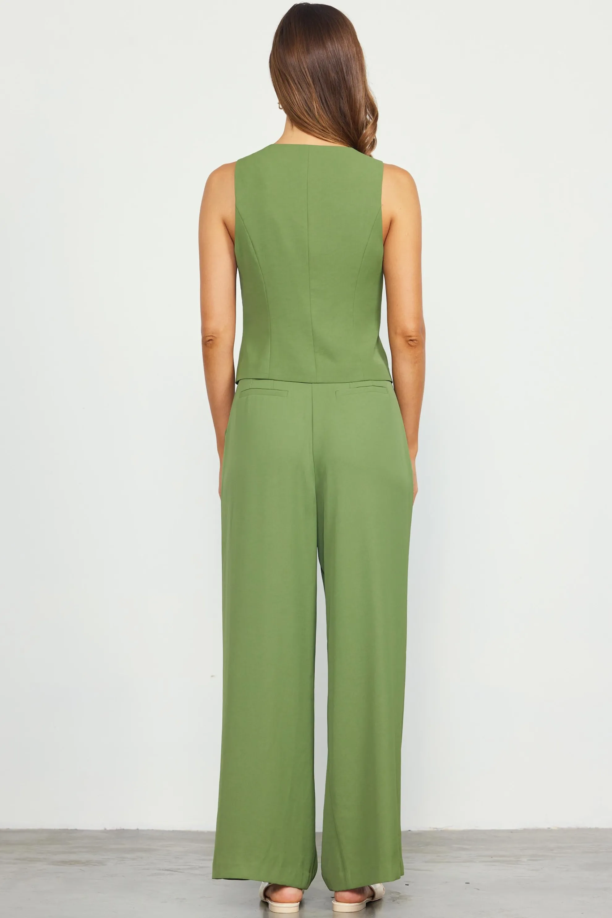 Recycled Button Down Vest