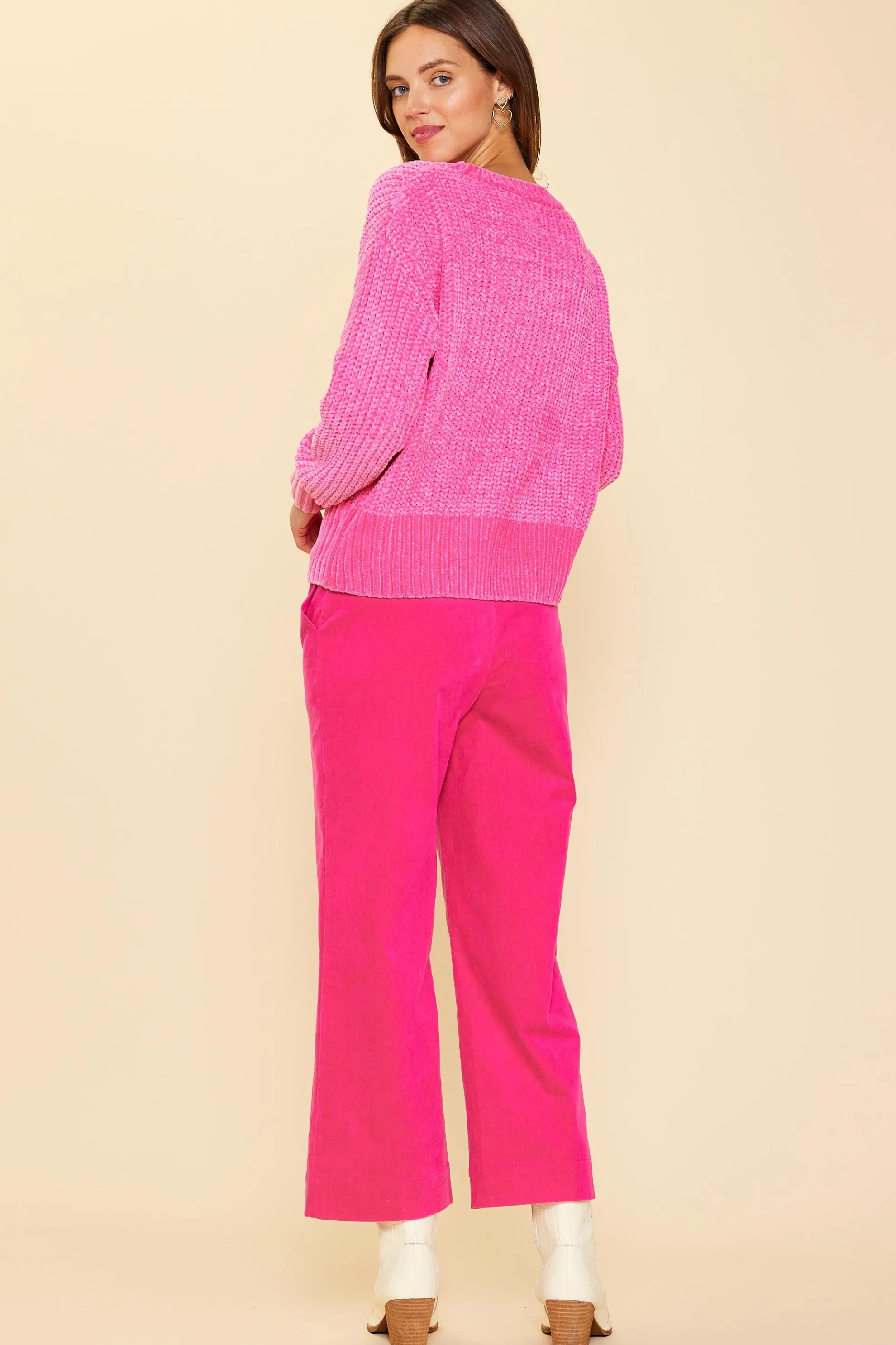 Chenille Knit Sweater