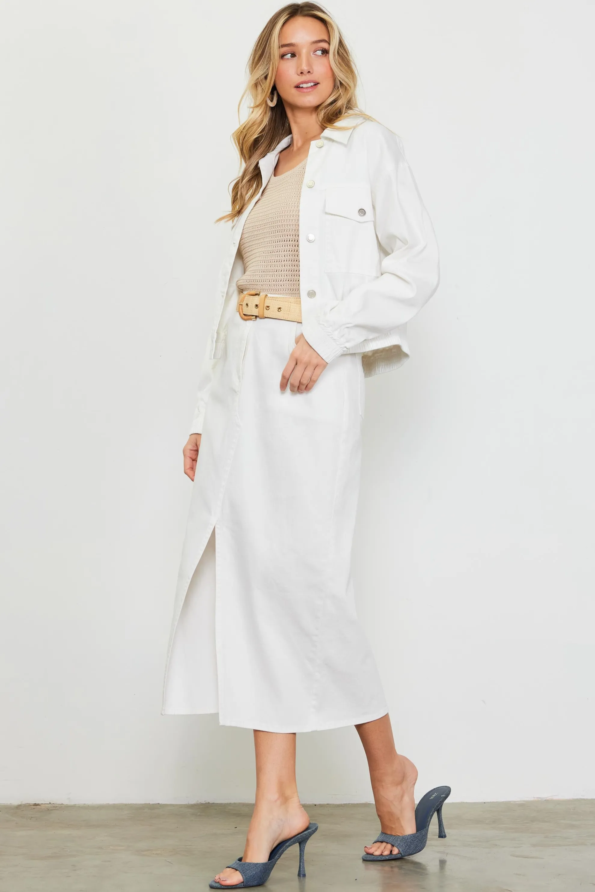 Washed Cotton Twill Jacket