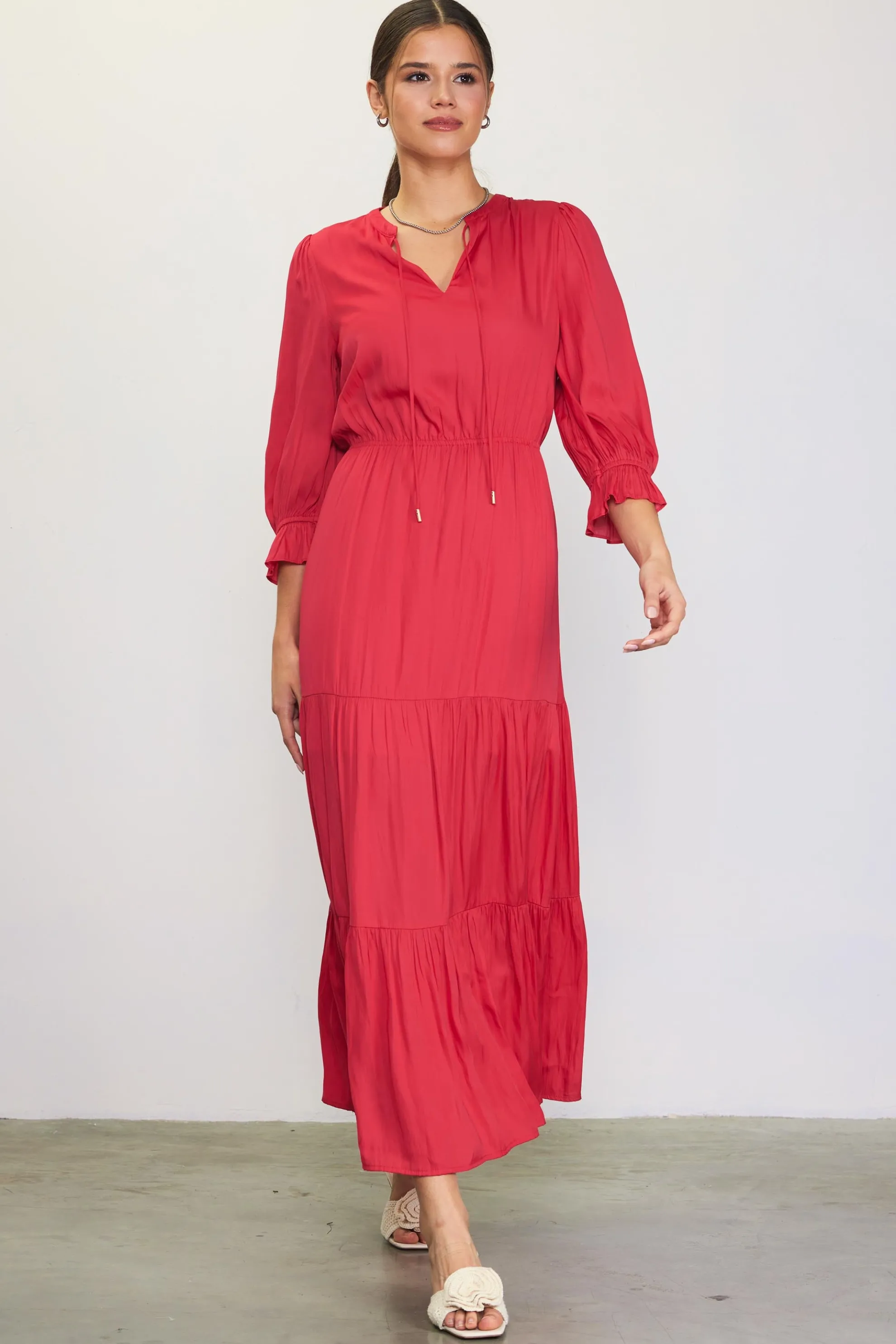 Emery Ruffle Tiered Maxi Dress