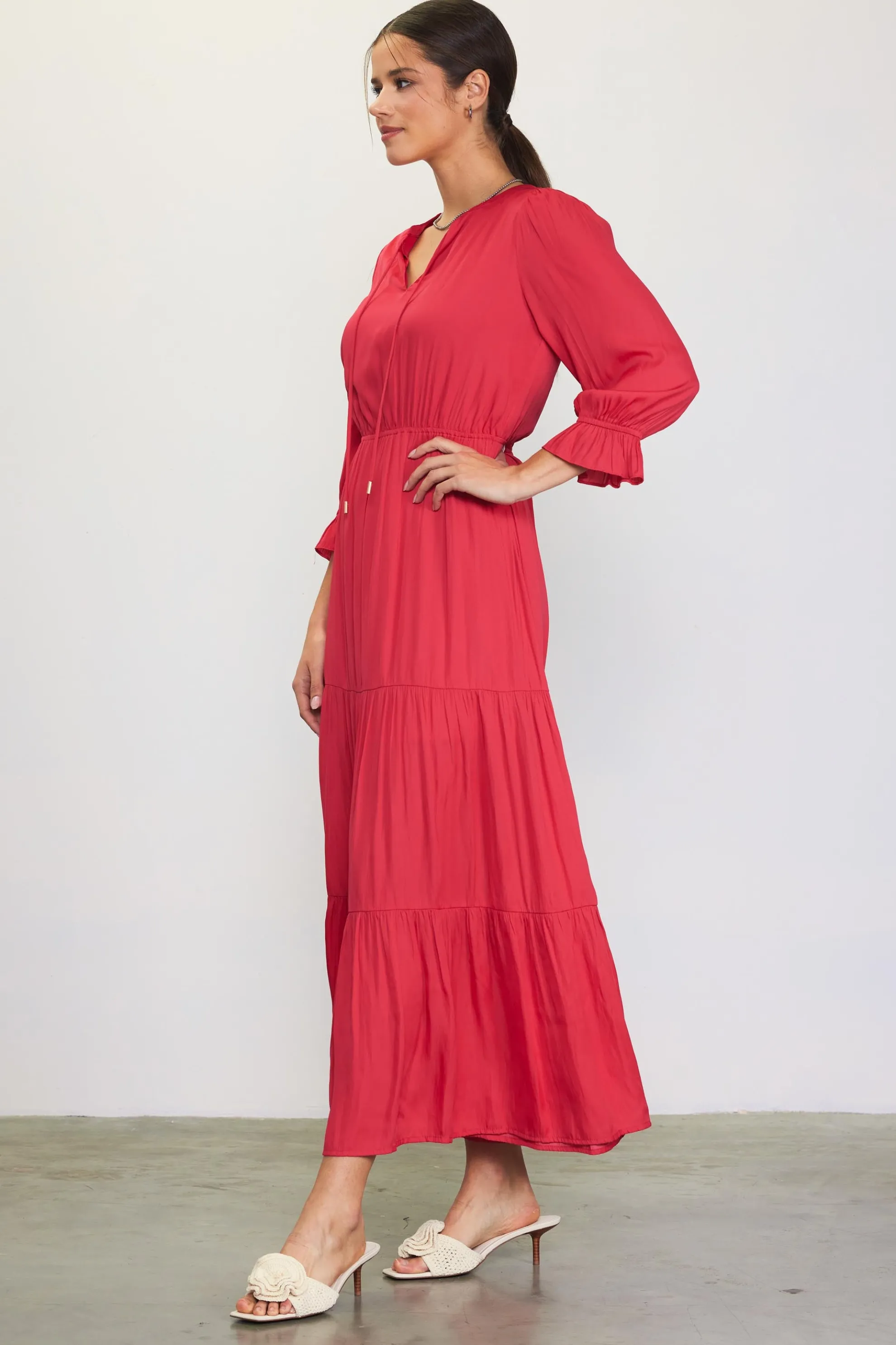Emery Ruffle Tiered Maxi Dress