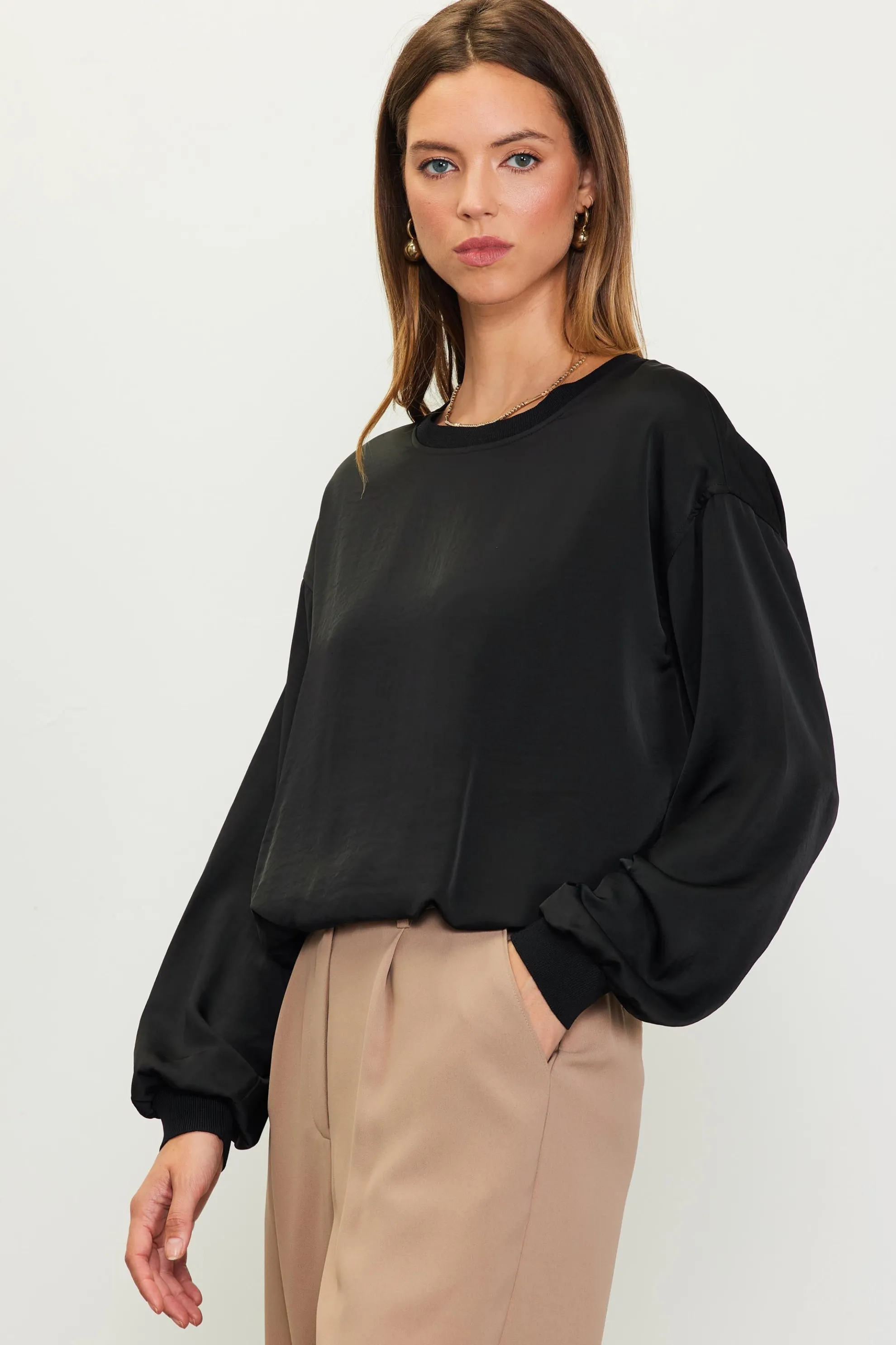 Longsleeve Bubble Top