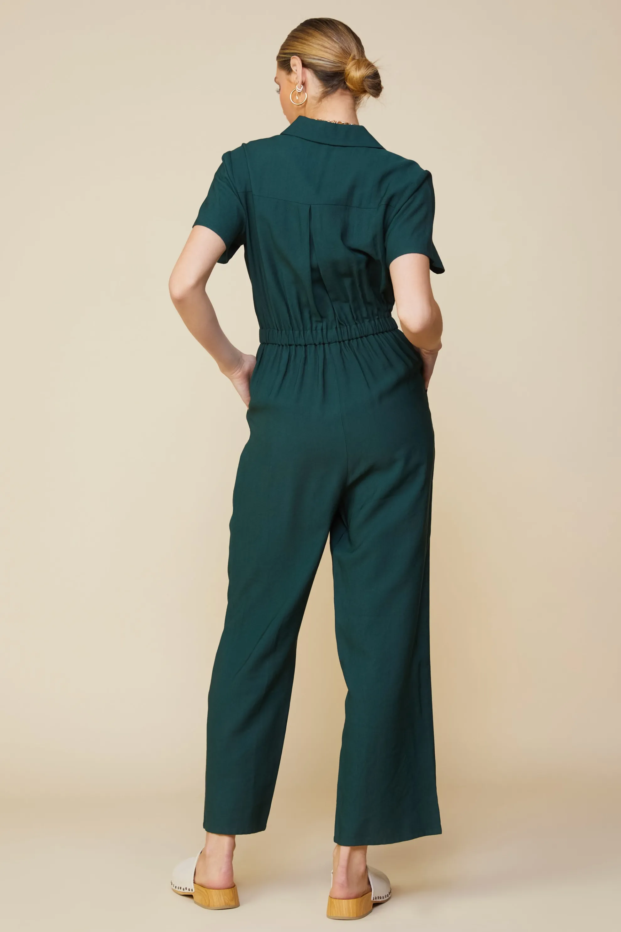 Utility Short Sleeve Jumpsuit