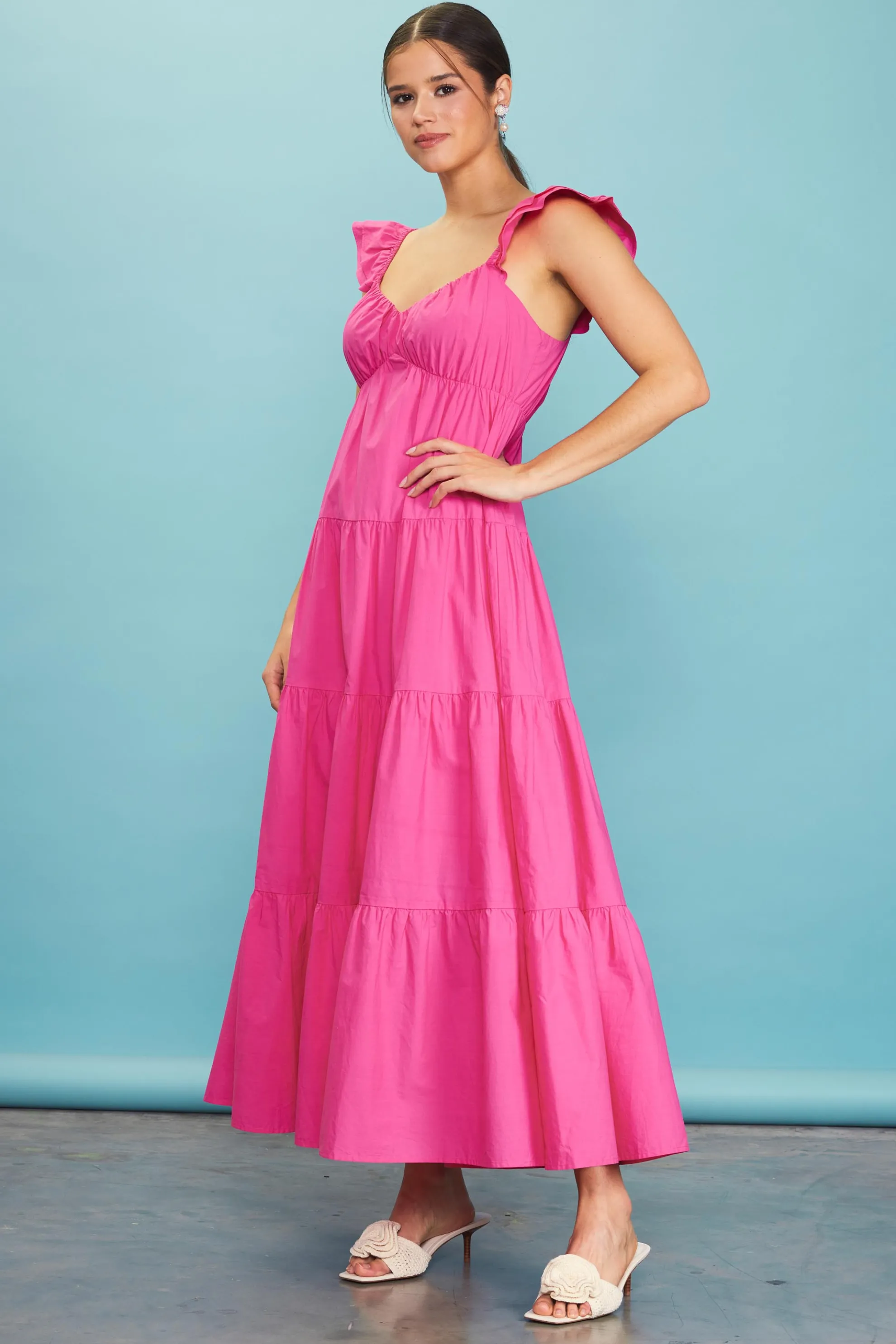 Diana Poplin Maxi Dress