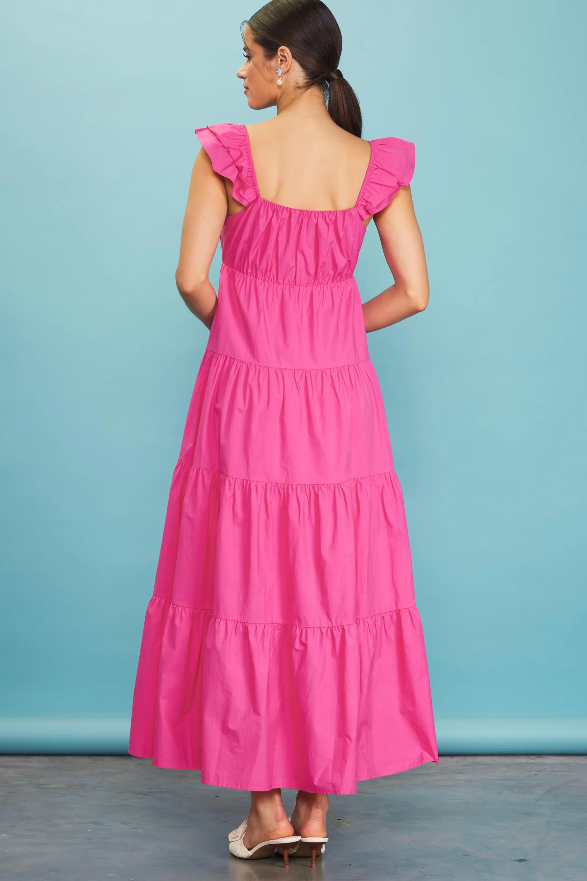 Diana Poplin Maxi Dress