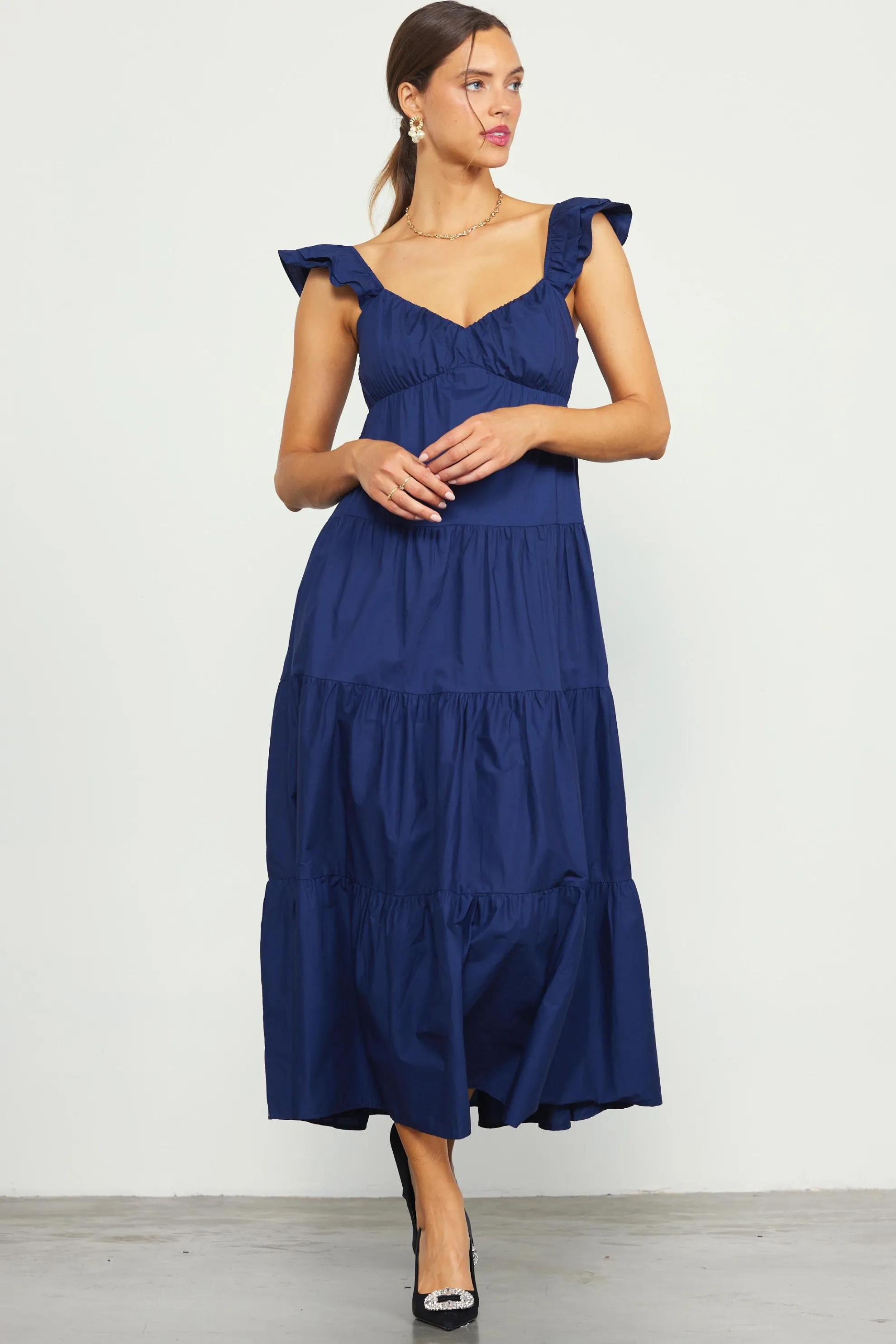 Diana Poplin Maxi Dress
