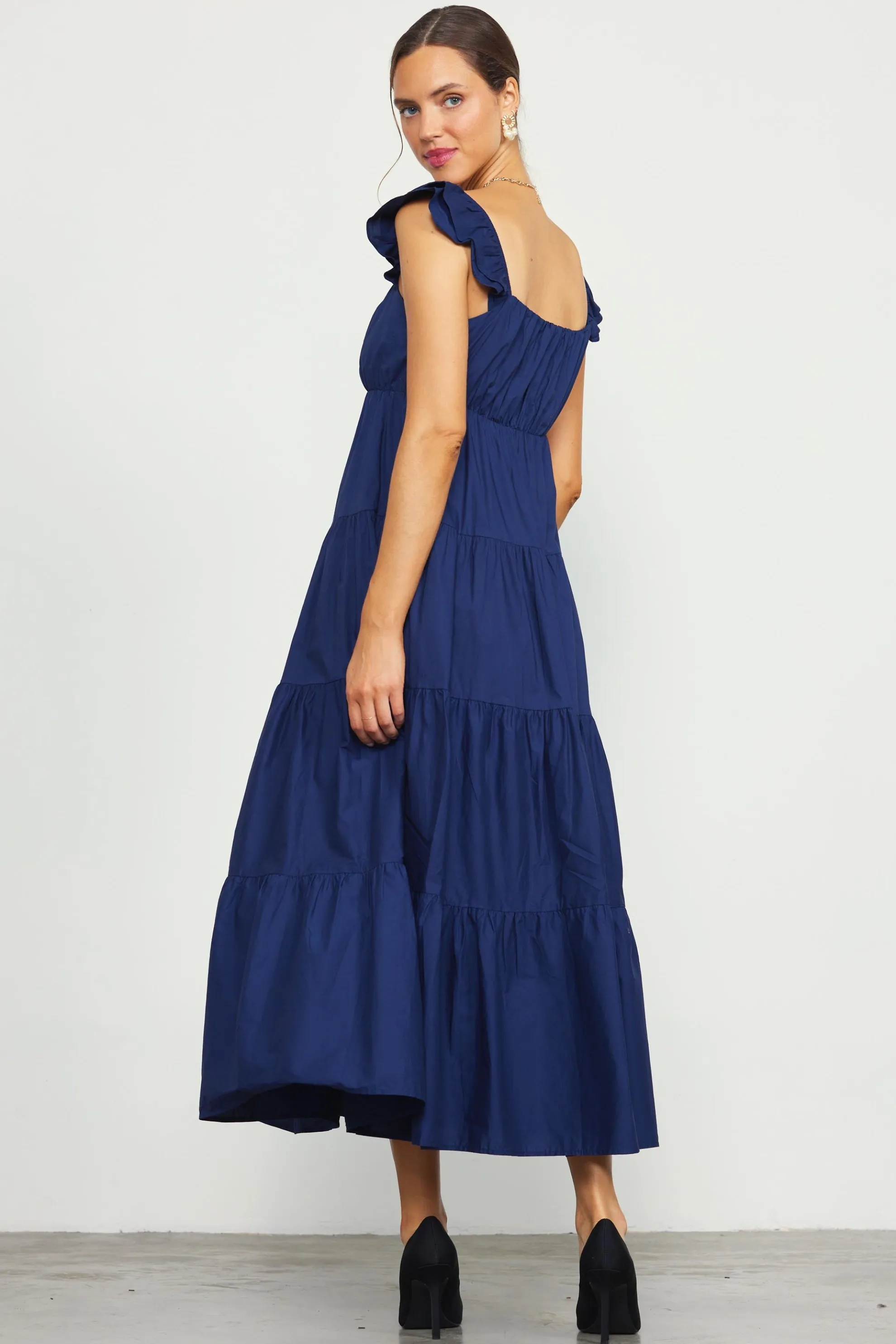 Diana Poplin Maxi Dress
