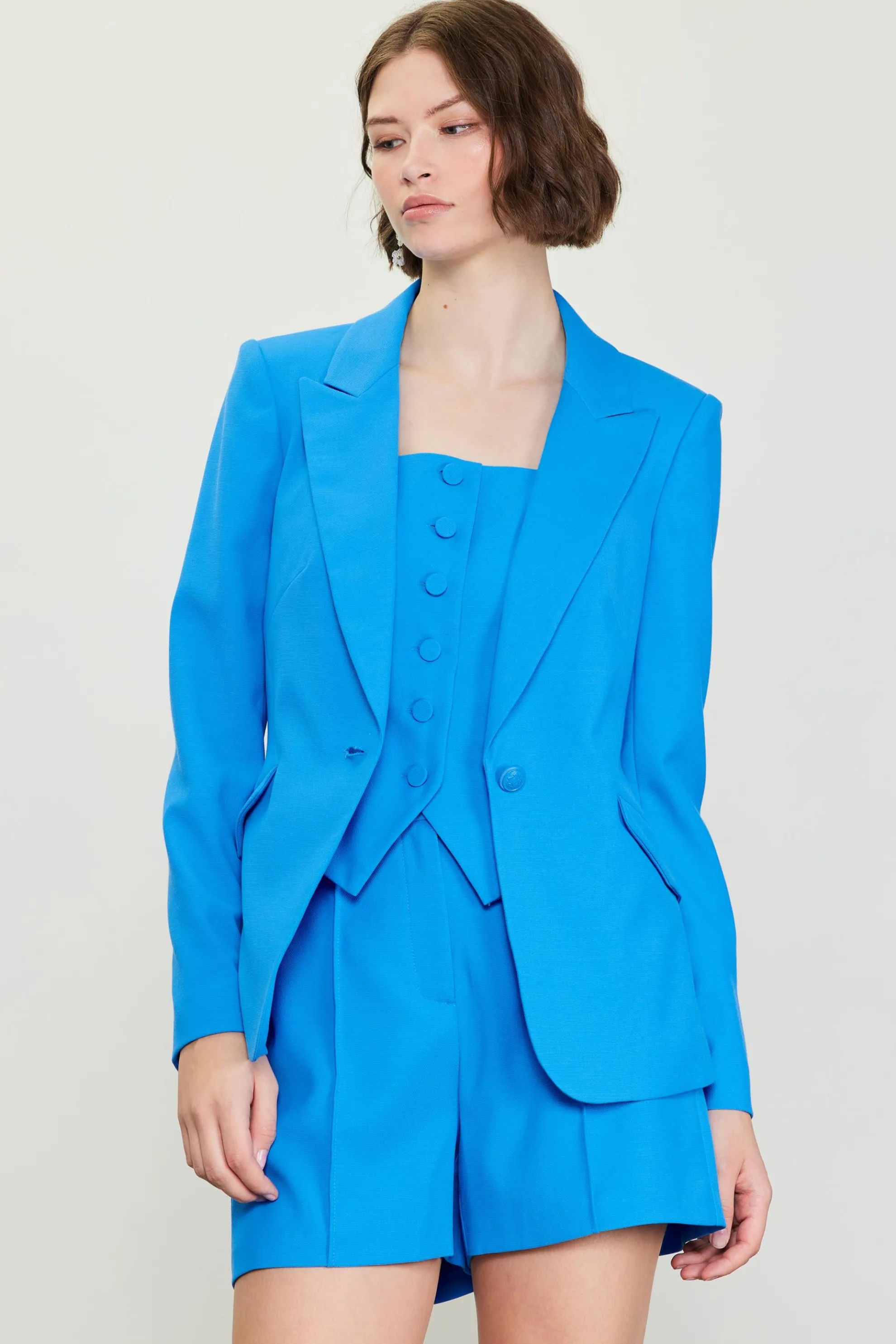 Tailored Single-Breasted Blazer