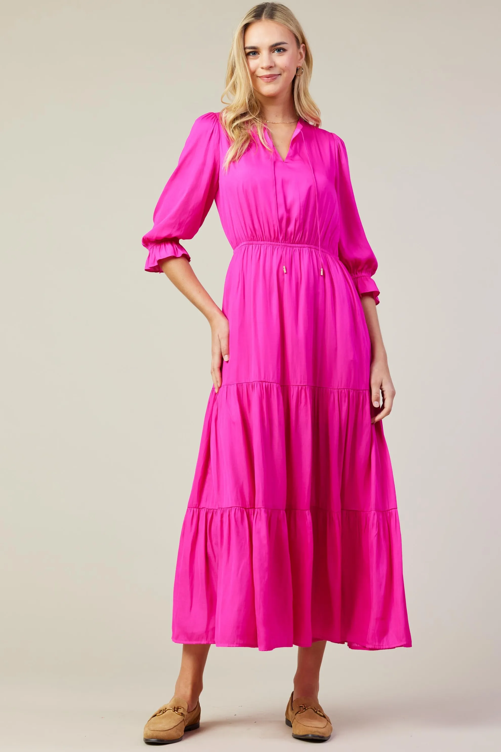 Emery Ruffle Tiered Maxi Dress